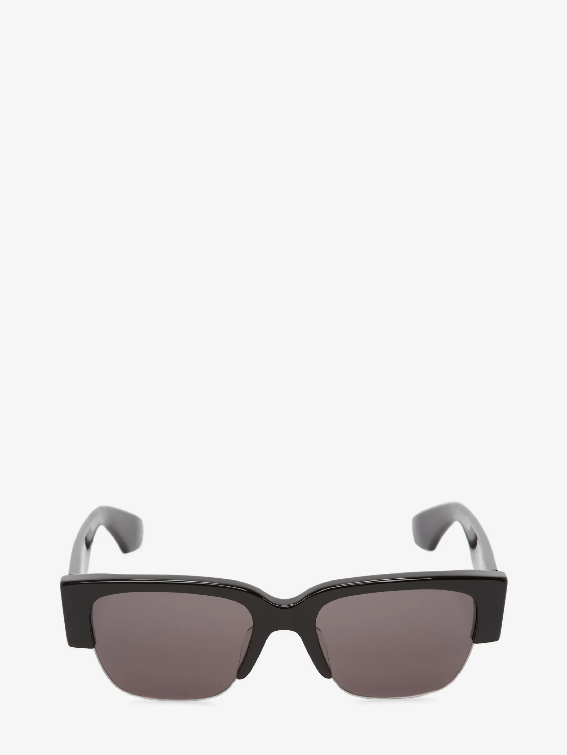 Discount Alexander McQueen McQueen Graffiti Square Sunglasses in Black/Smoke