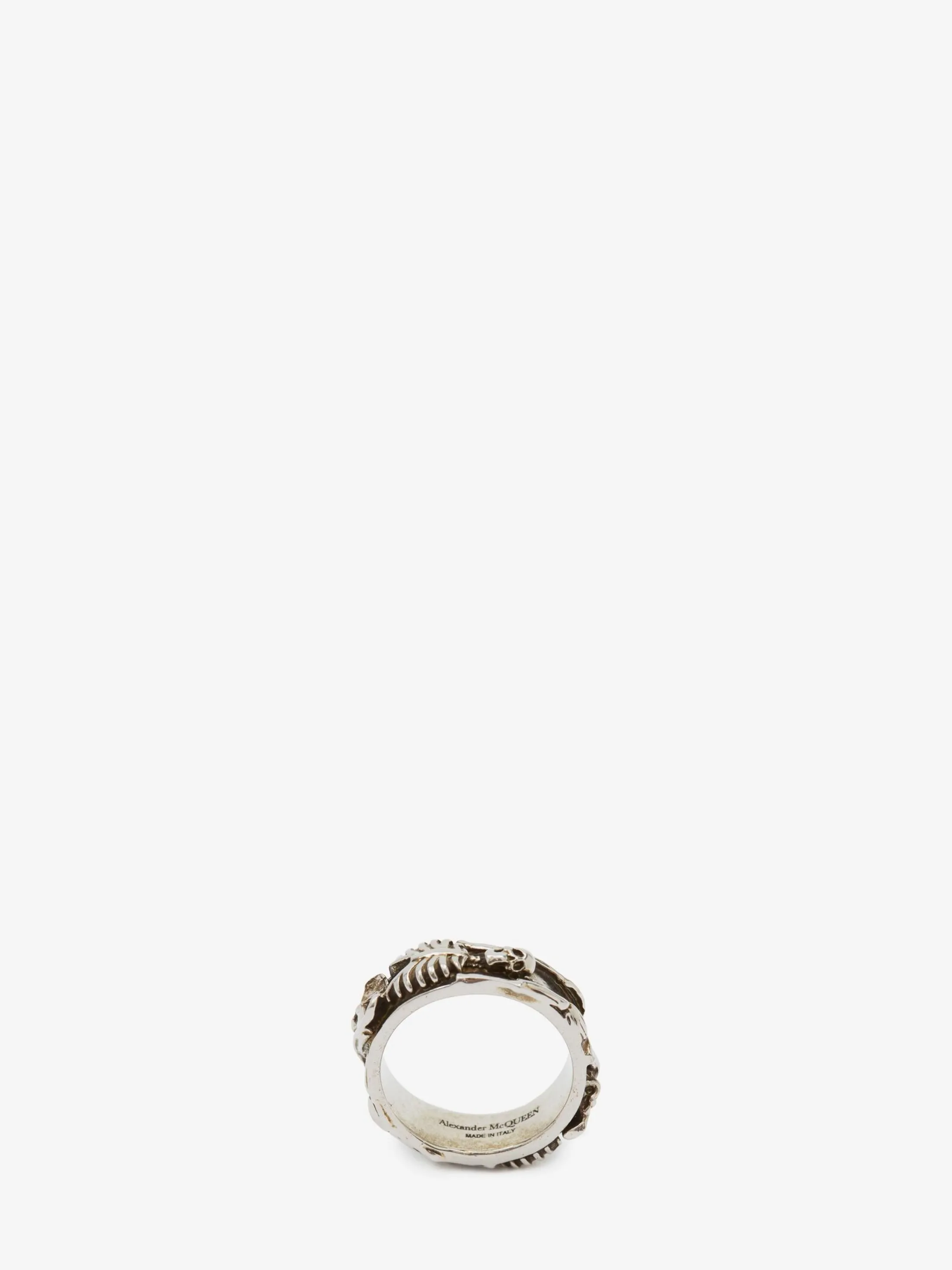 Flash Sale Alexander McQueen Men's Dancing Skeleton Ring in SILVER