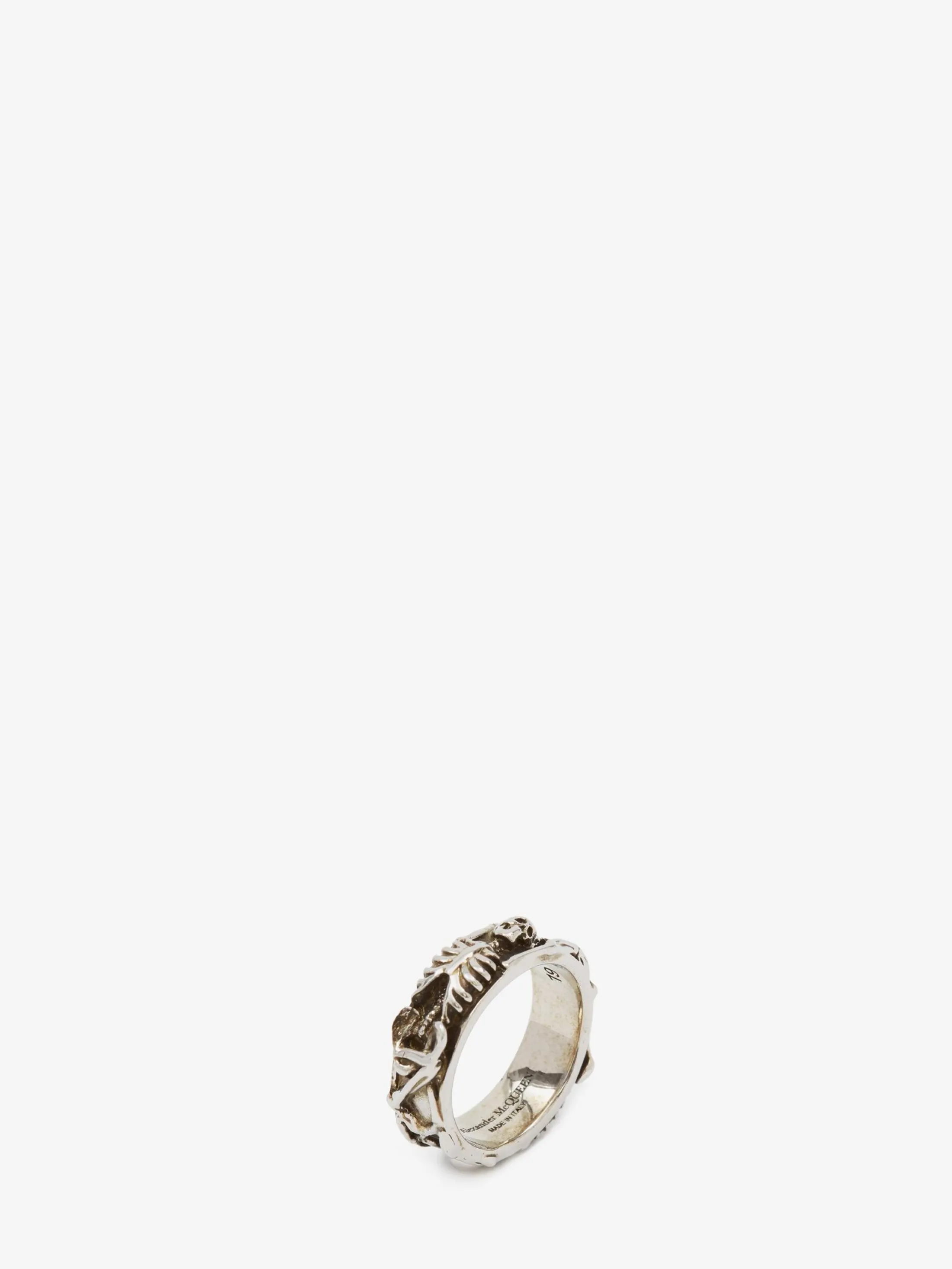 Flash Sale Alexander McQueen Men's Dancing Skeleton Ring in SILVER