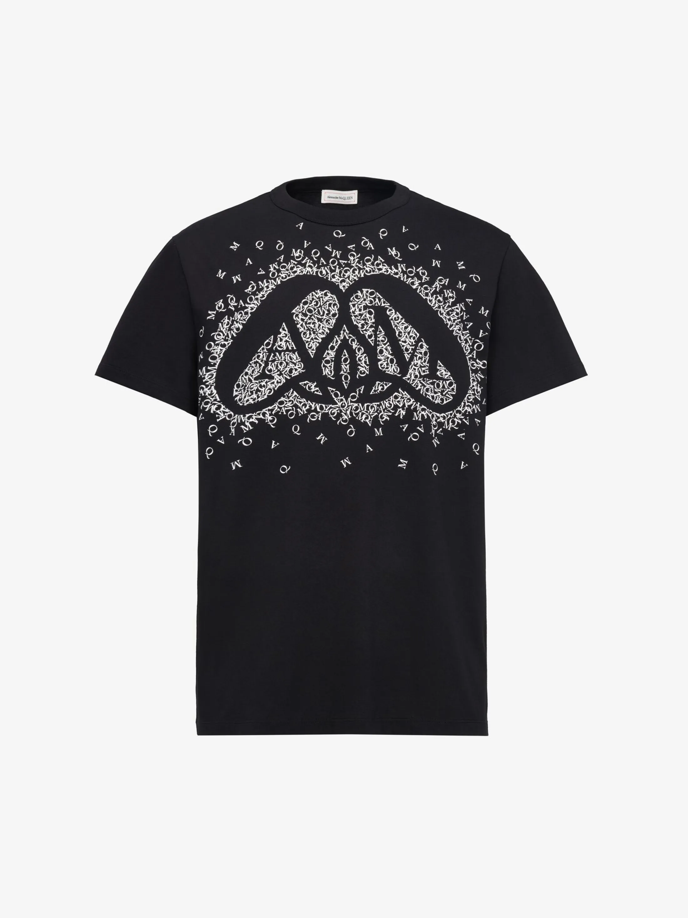 Hot Alexander McQueen Men's Exploded Charm T-shirt in Black/White