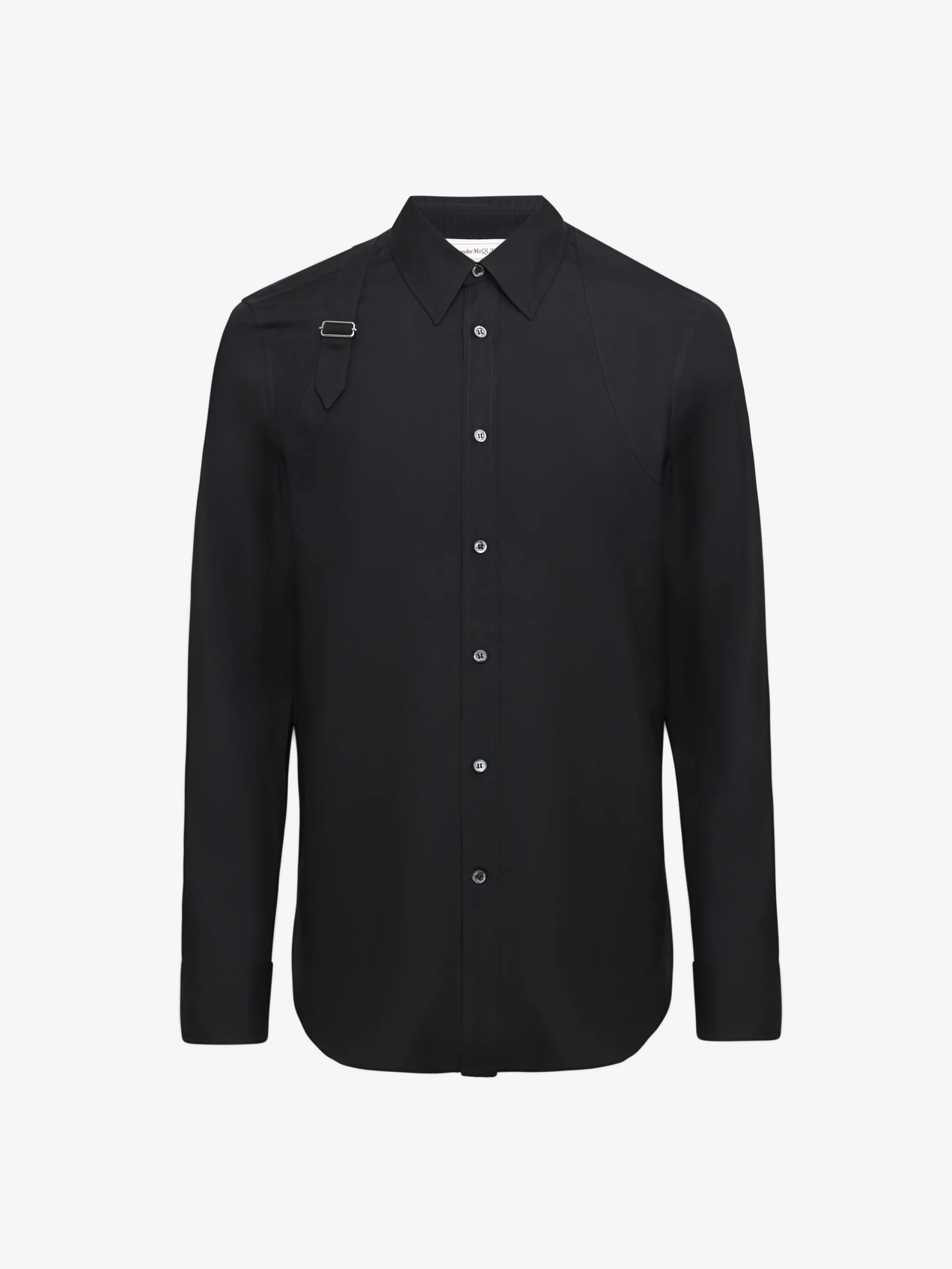 Cheap Alexander McQueen Men's Harness Shirt in Black