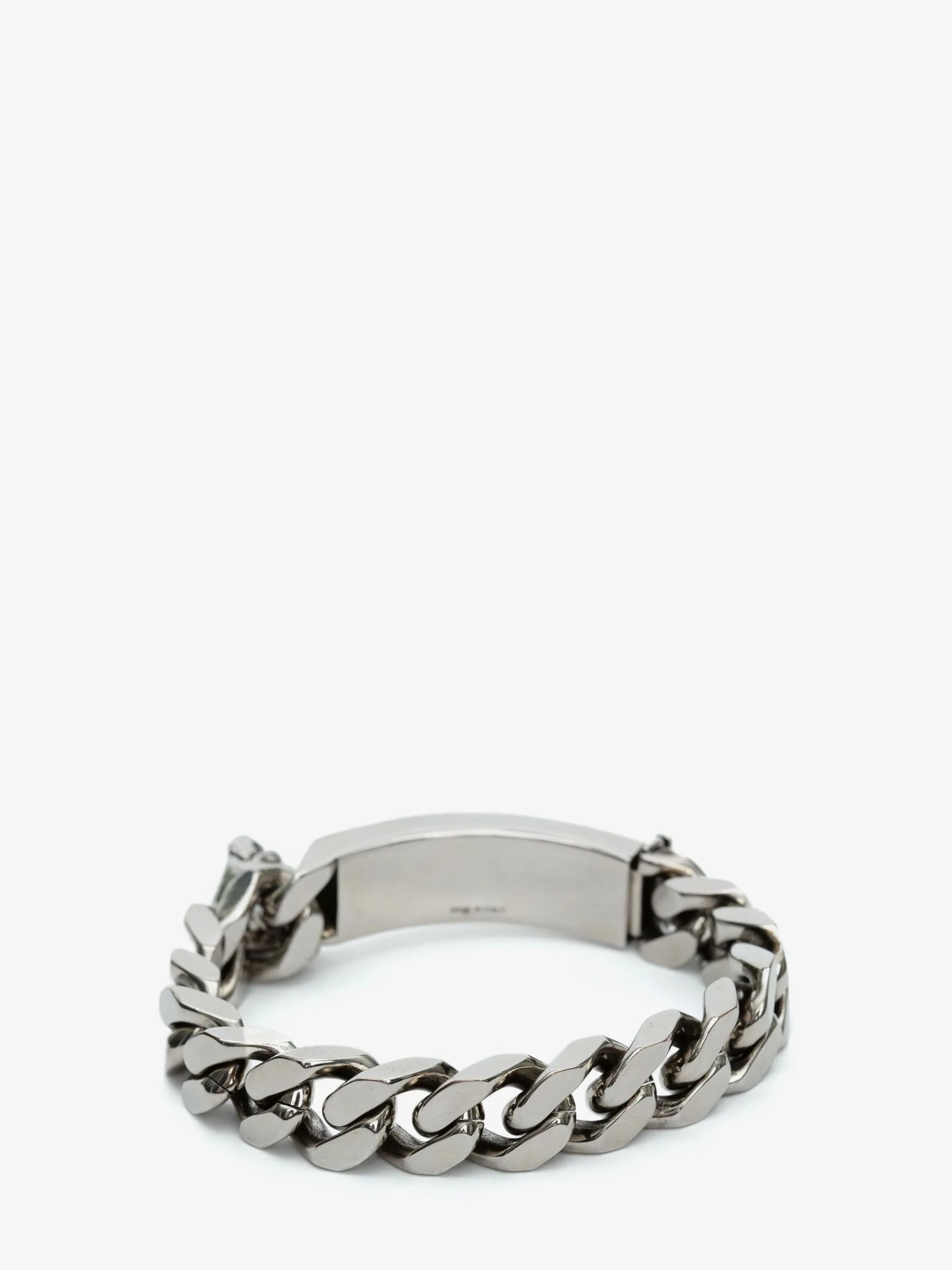 Outlet Alexander McQueen Men's Identity Chain Bracelet in Antique Silver