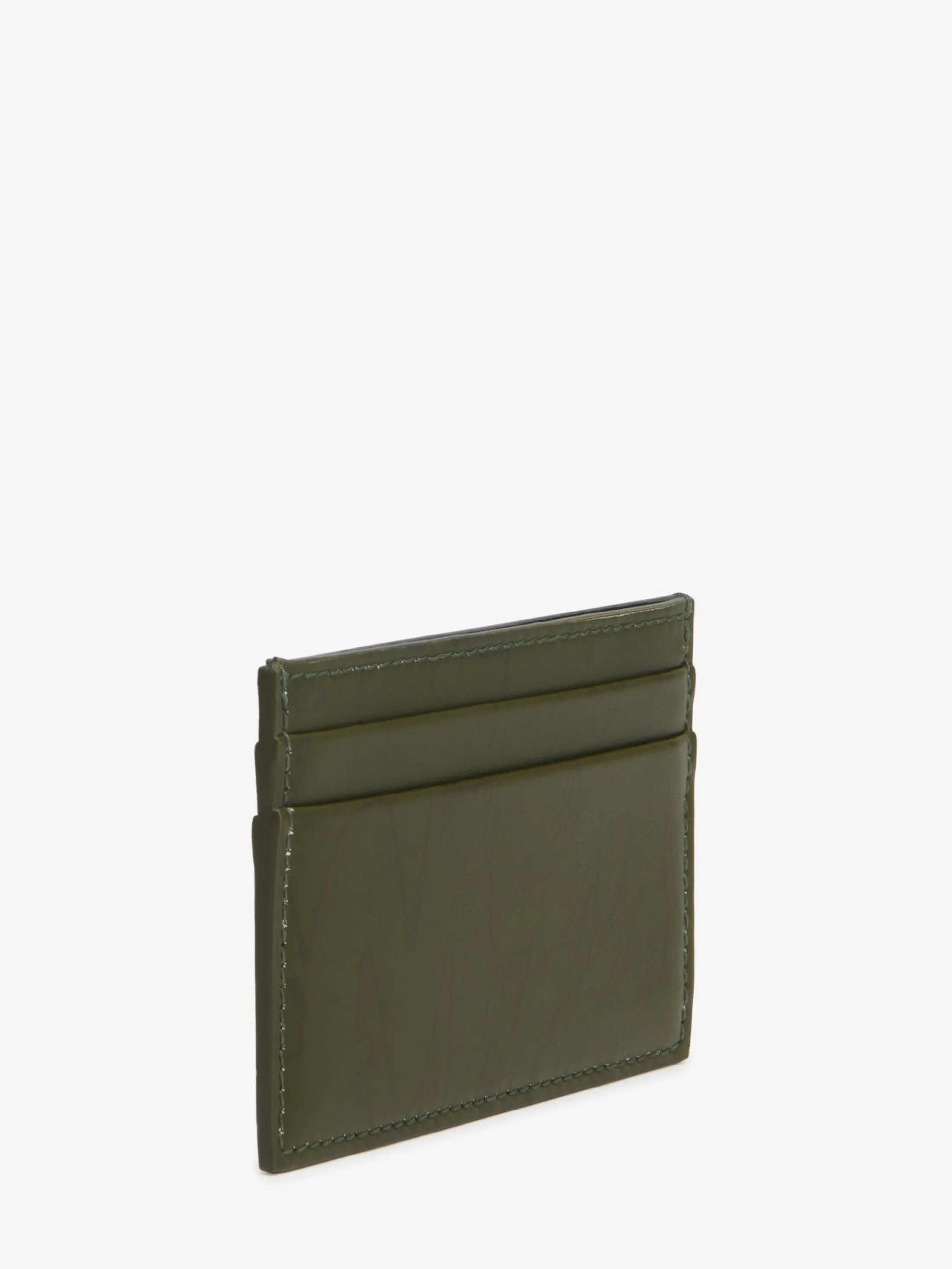 Cheap Alexander McQueen Men's McQueen Graffiti Card Holder in Khaki