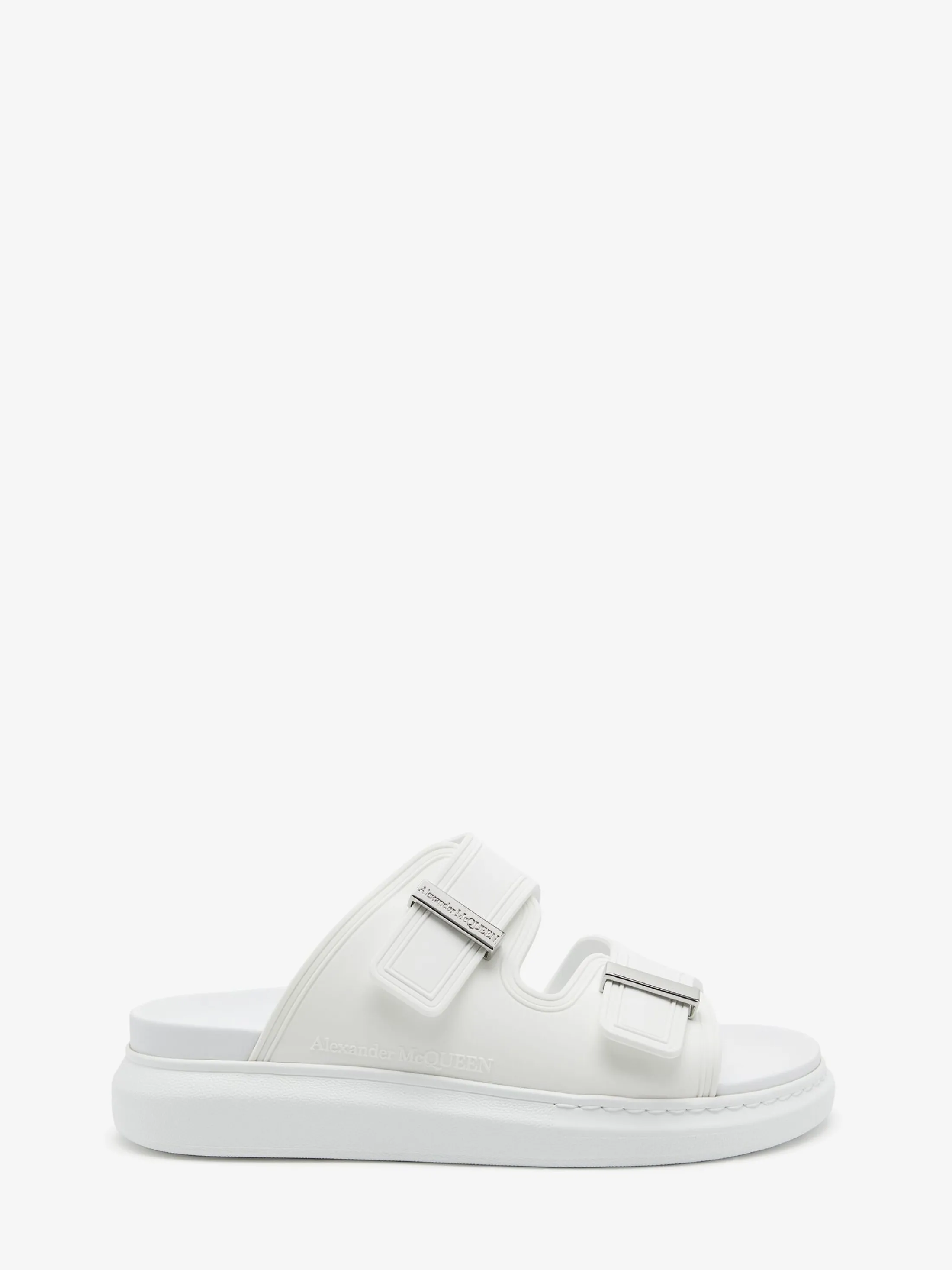 Online Alexander McQueen Men's Oversized Hybrid Slide in Ivory