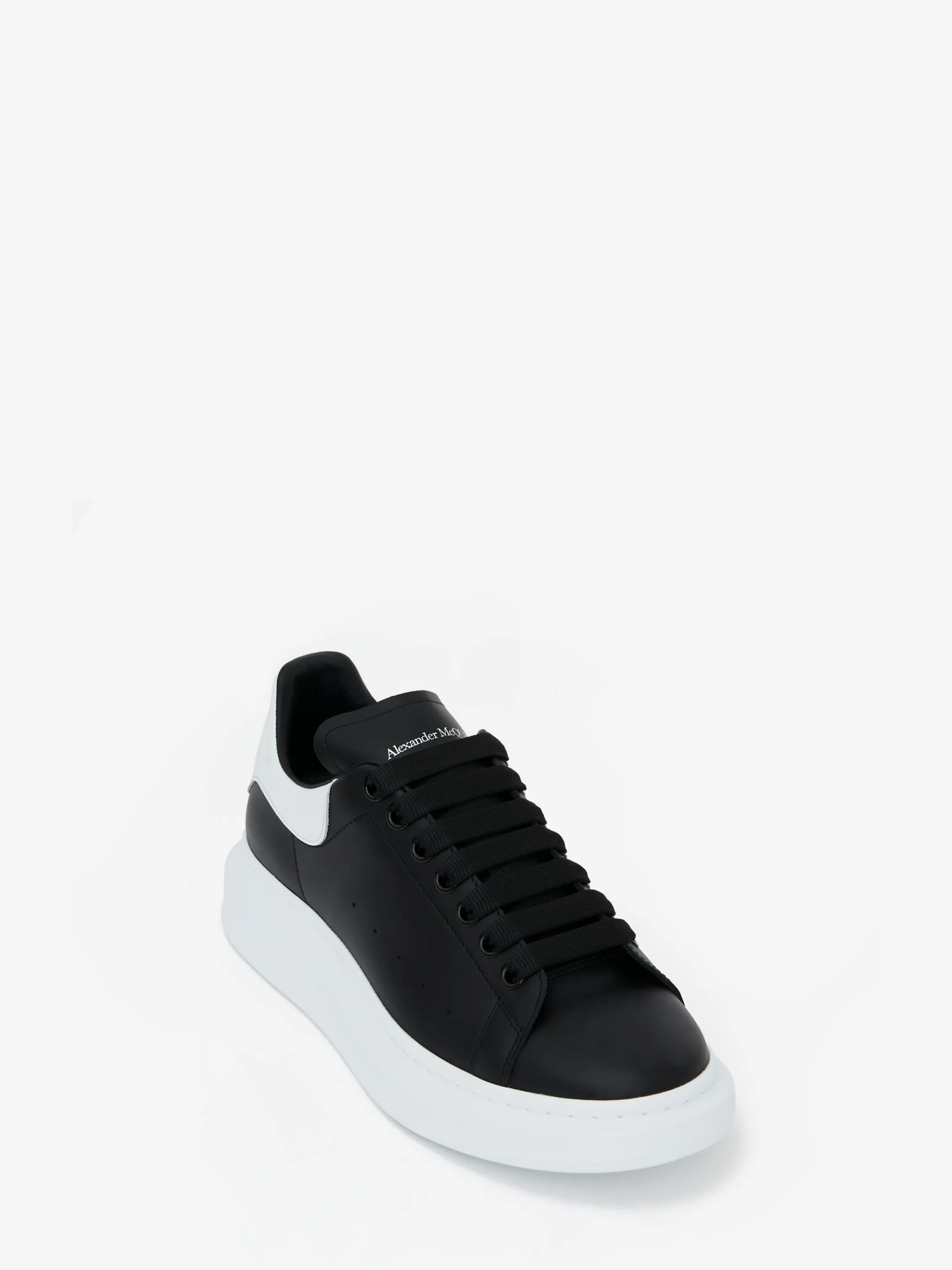 New Alexander McQueen Men's Oversized Sneaker in Black/White