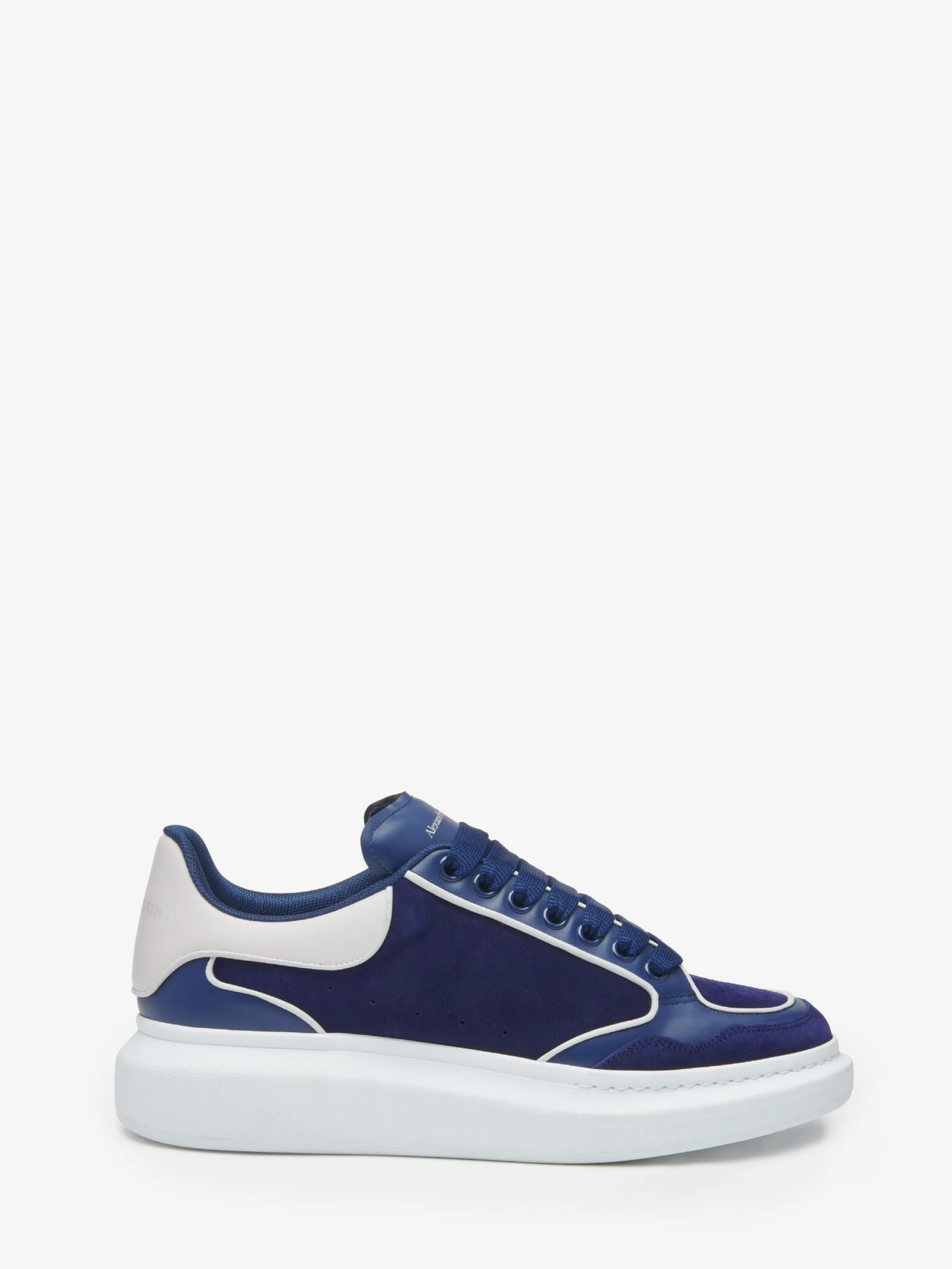 Flash Sale Alexander McQueen Men's Oversized Sneaker in Indigo/Ice Grey