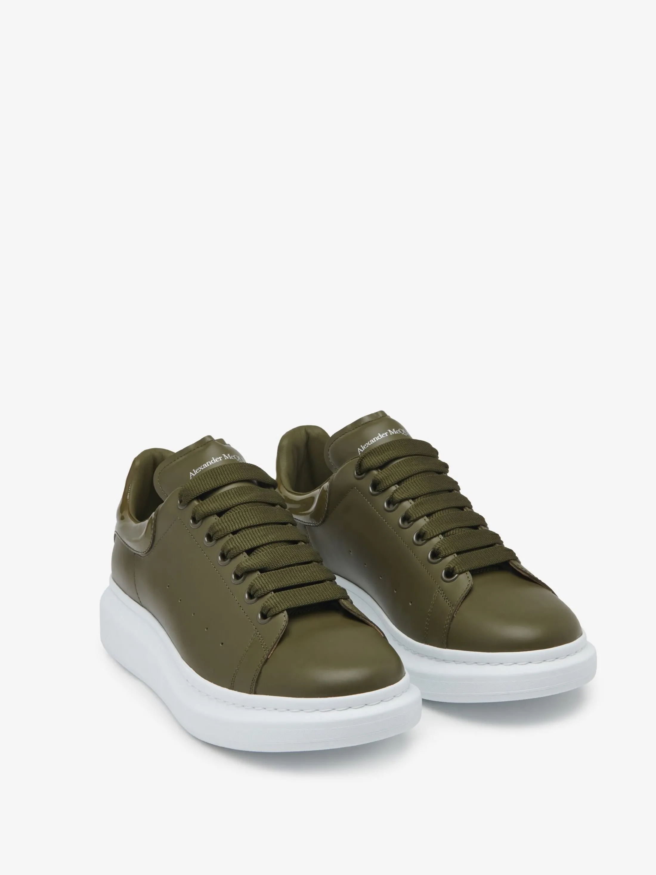 New Alexander McQueen Men's Oversized Sneaker in Khaki