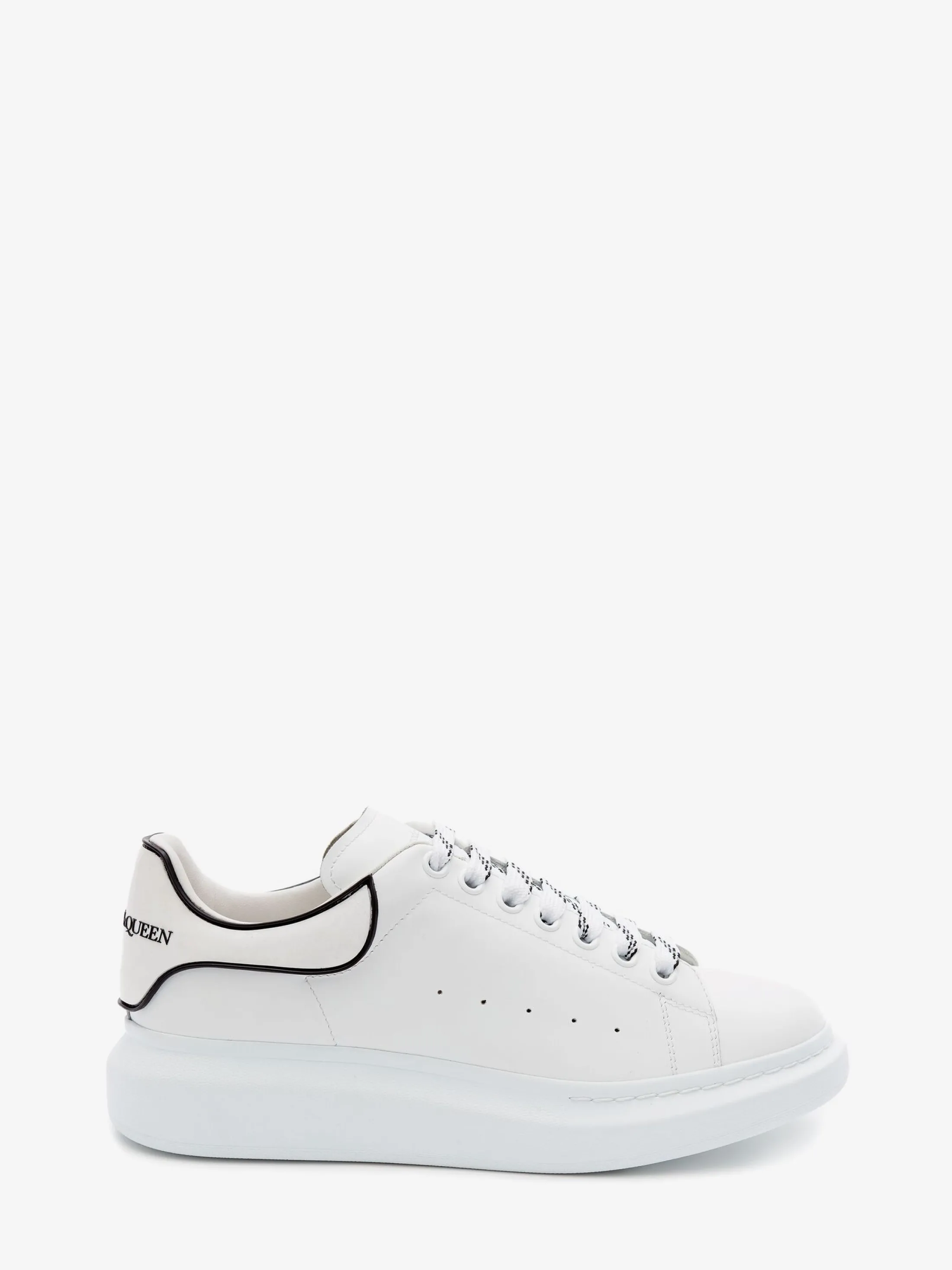 Clearance Alexander McQueen Men's Oversized Sneaker in White/Black