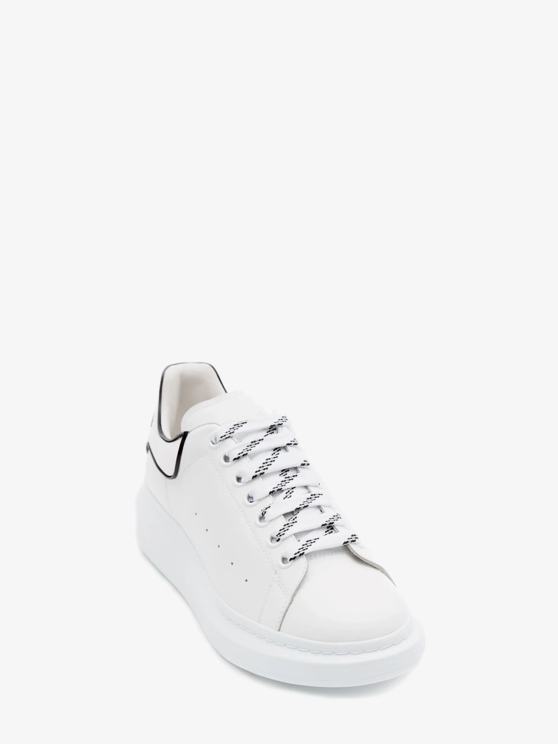 Clearance Alexander McQueen Men's Oversized Sneaker in White/Black