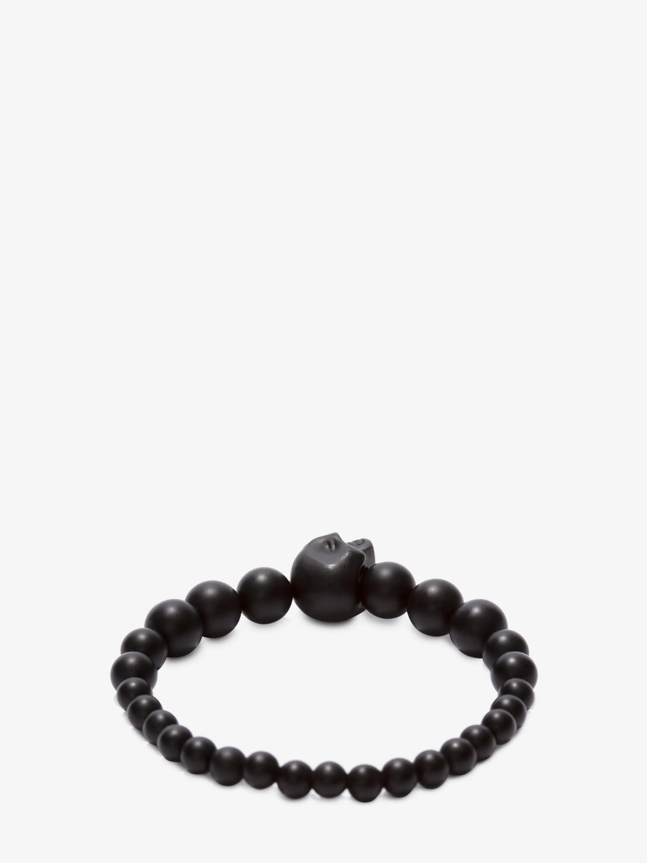 Outlet Alexander McQueen Men's Skull Multi Beaded Bracelet in Black