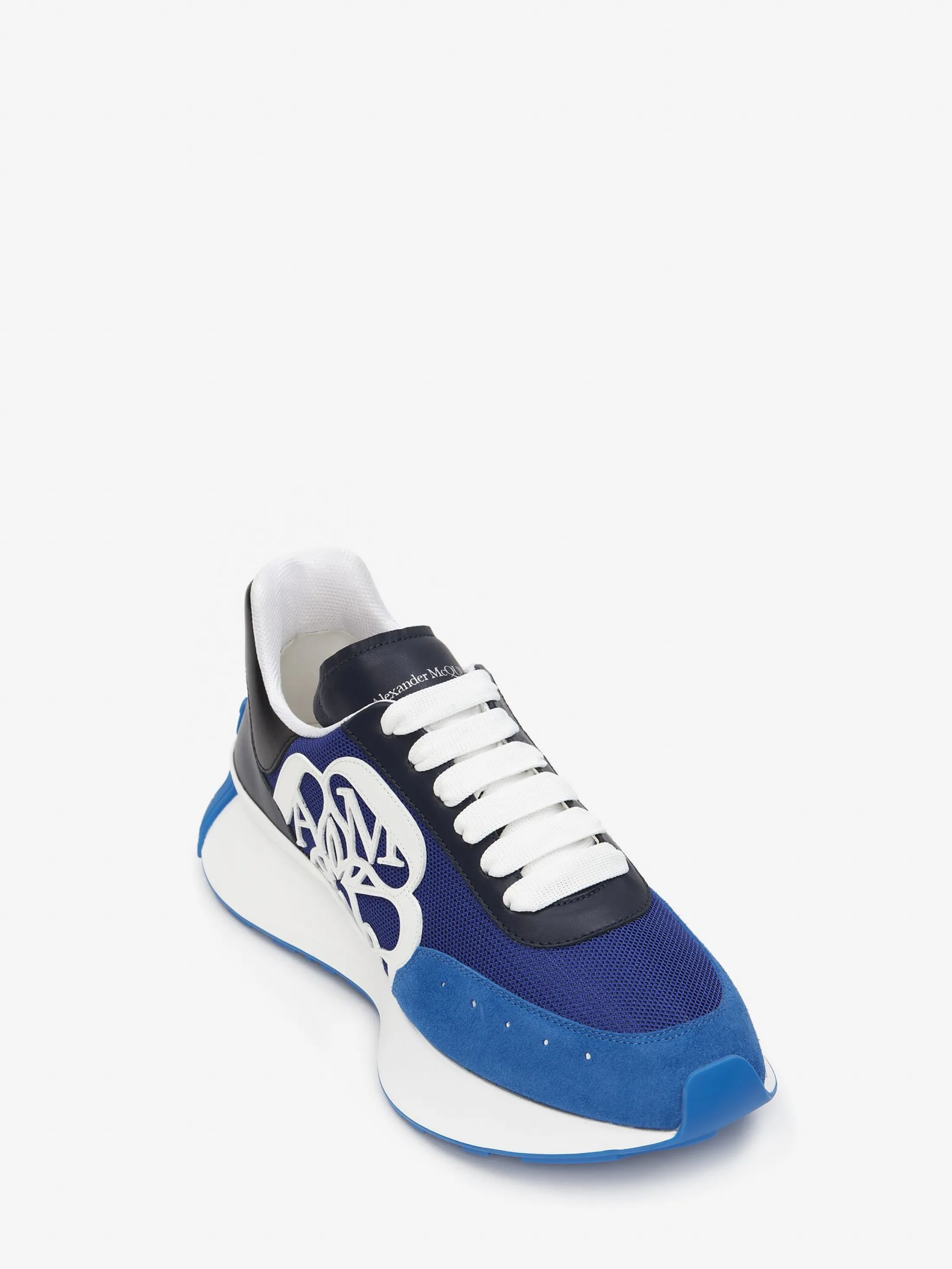 Flash Sale Alexander McQueen Men's Sprint Runner in Ocean/Navy/Black