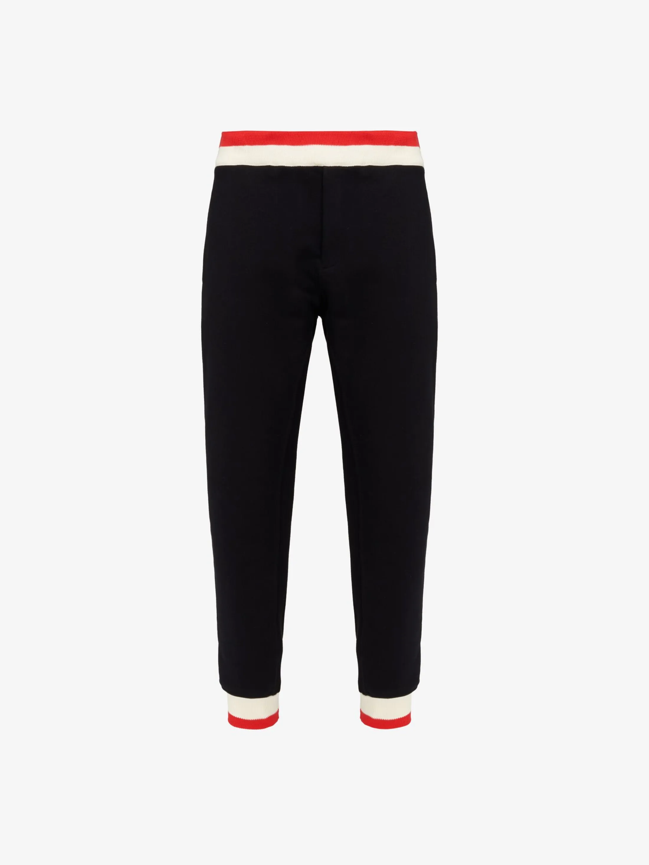 Online Alexander McQueen Men's Striped Joggers in Black