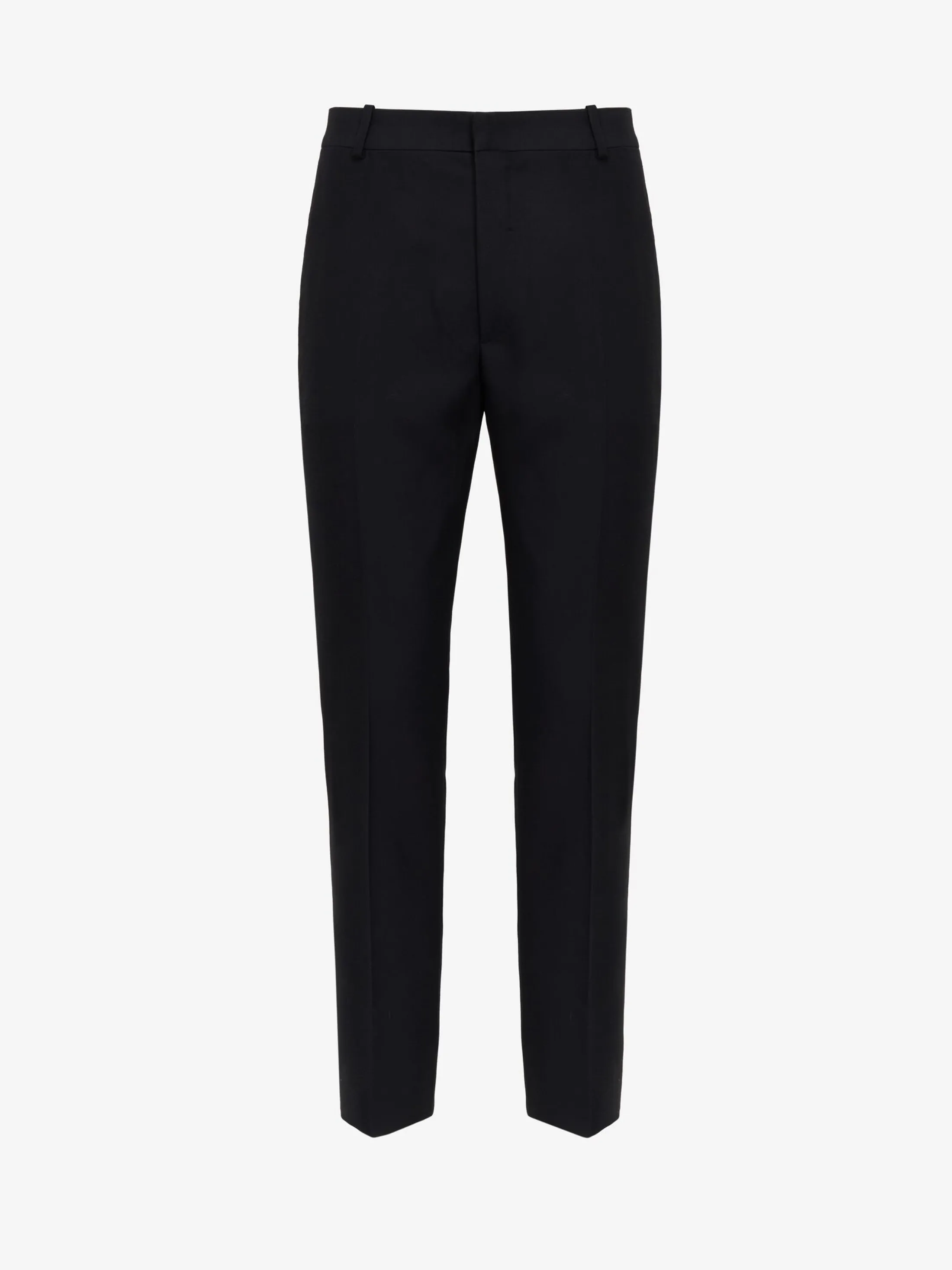 Shop Alexander McQueen Men's Tailored Cigarette Trousers in Black