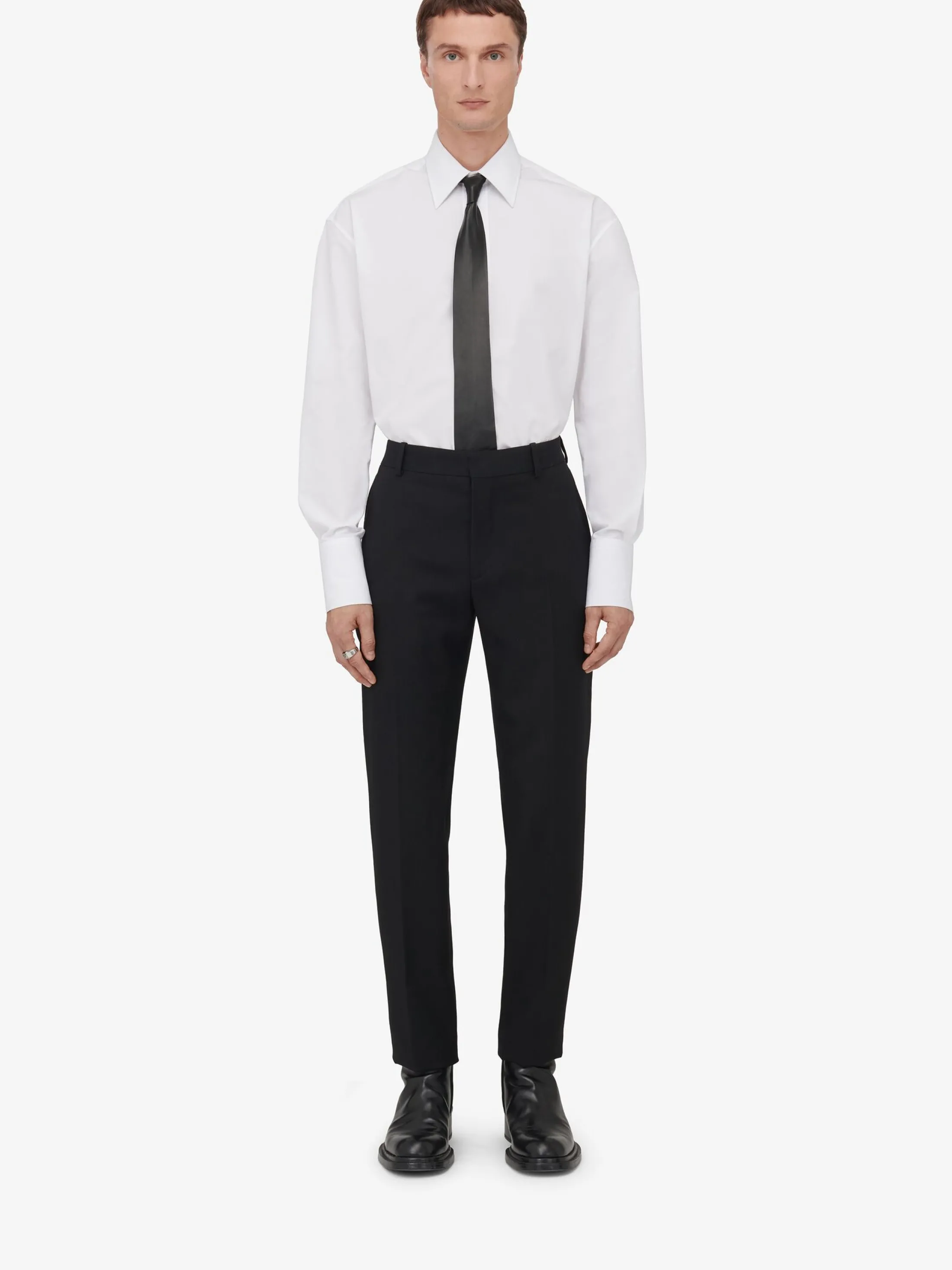 Outlet Alexander McQueen Men's Tailored Cigarette Trousers in Black