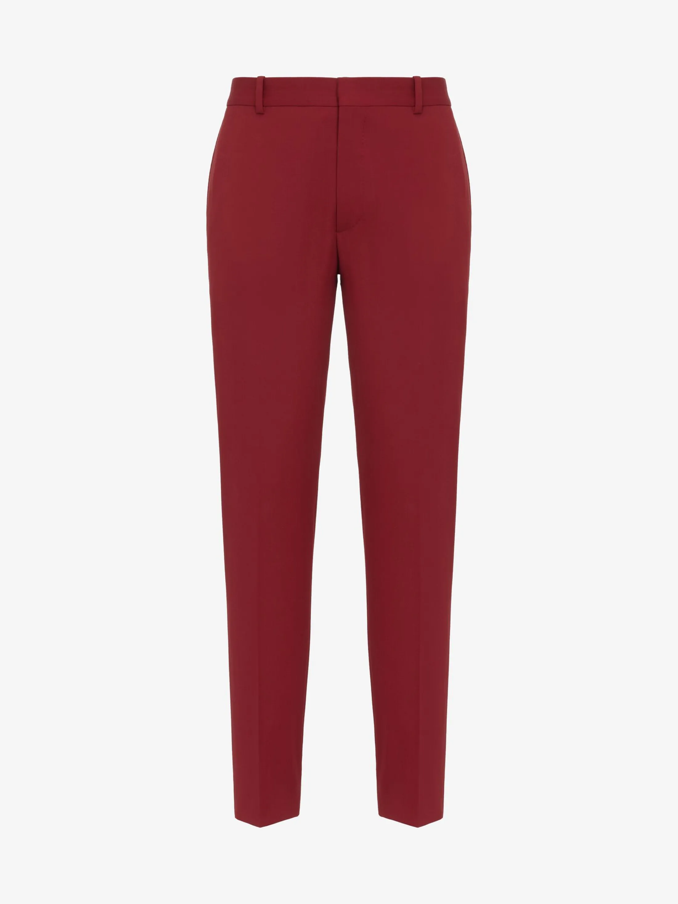 Outlet Alexander McQueen Men's Tailored Cigarette Trousers in Garnet