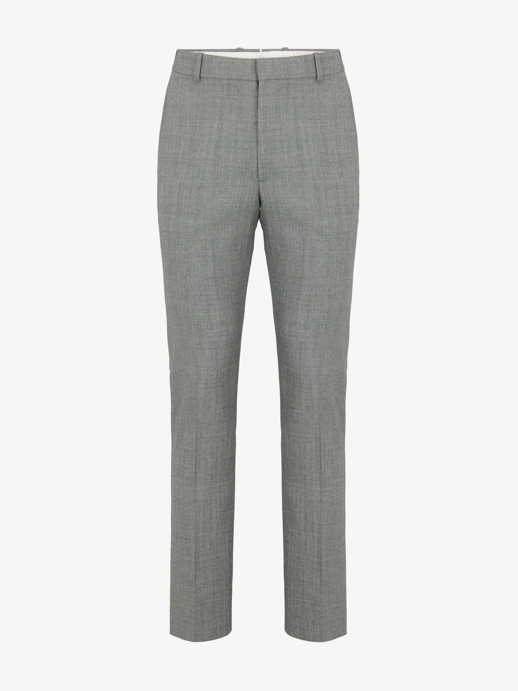 Store Alexander McQueen Men's Tailored Cigarette Trousers in Shark Grey