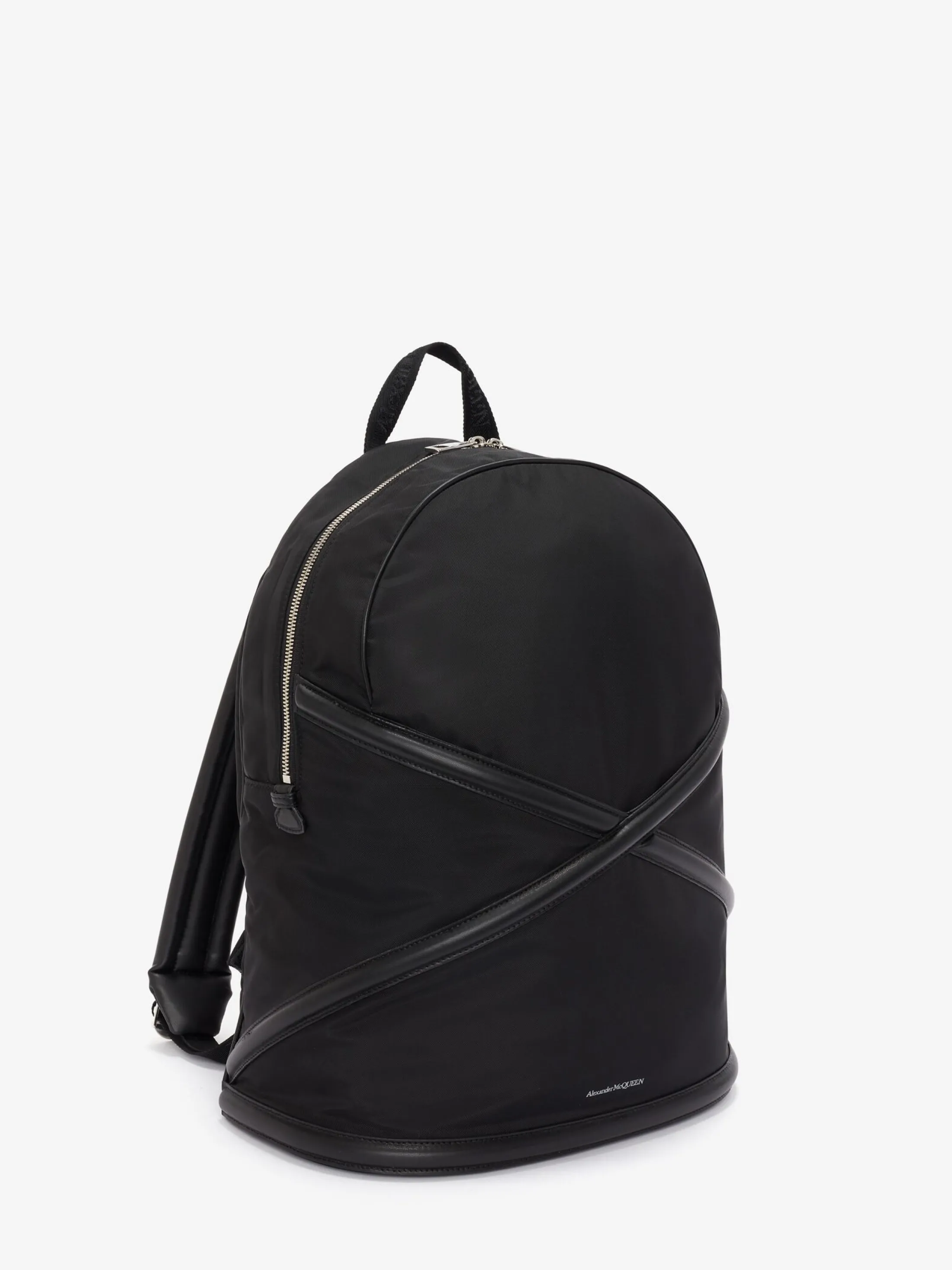 Shop Alexander McQueen Men's The Harness Backpack in Black