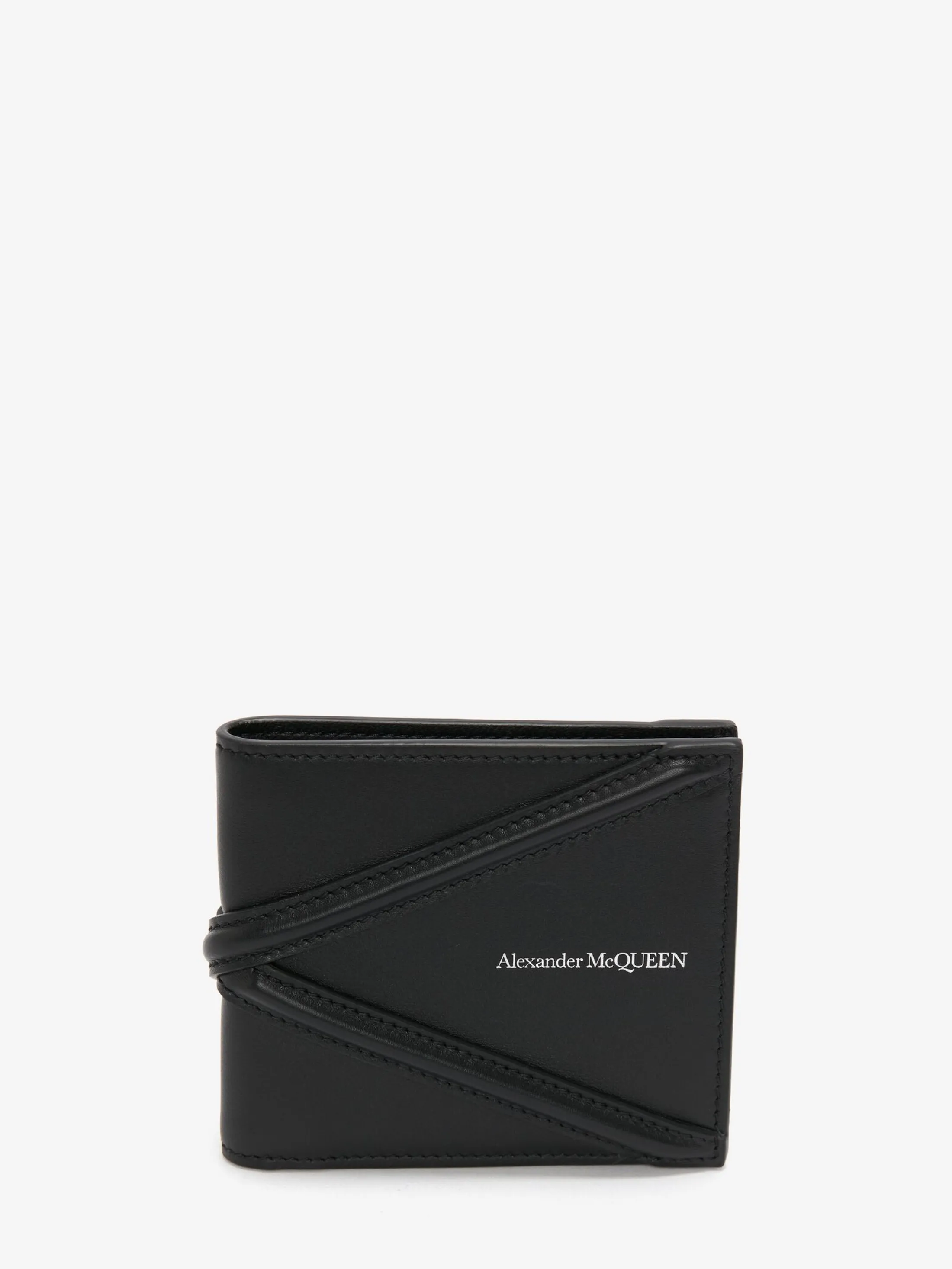 Outlet Alexander McQueen Men's The Harness Billfold Wallet in Black