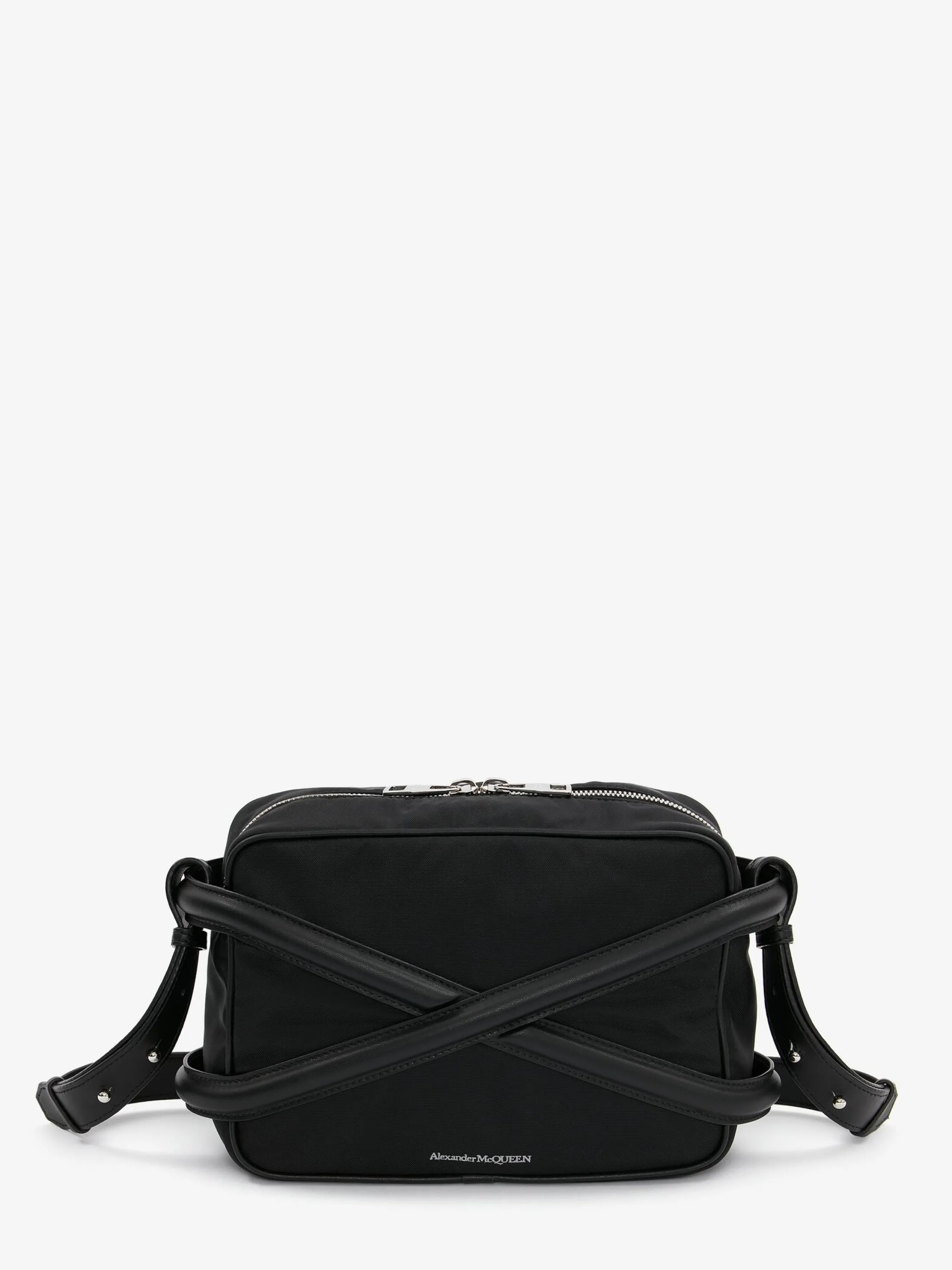 Fashion Alexander McQueen Men's The Harness Camera Bag in Black