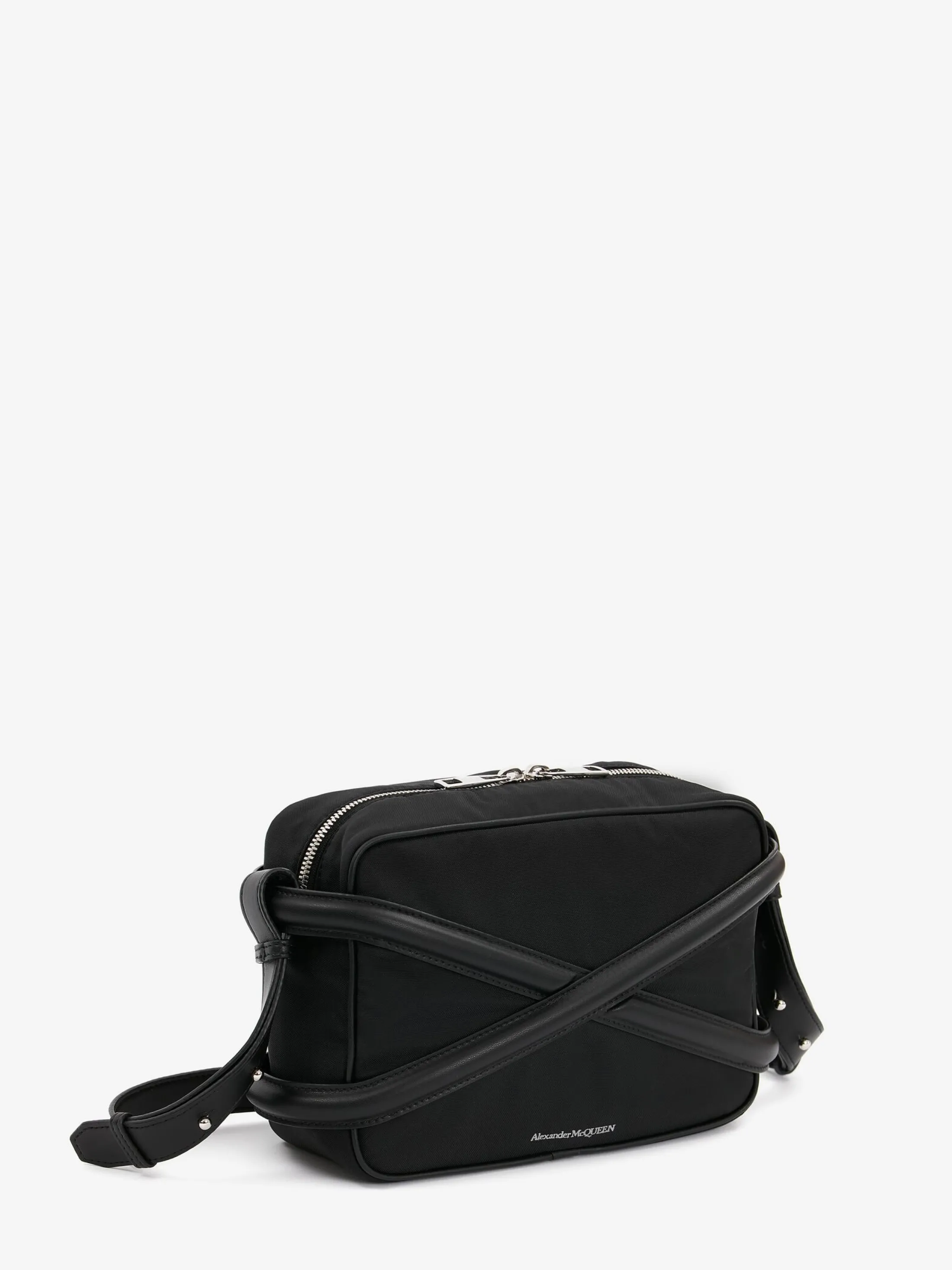 Fashion Alexander McQueen Men's The Harness Camera Bag in Black