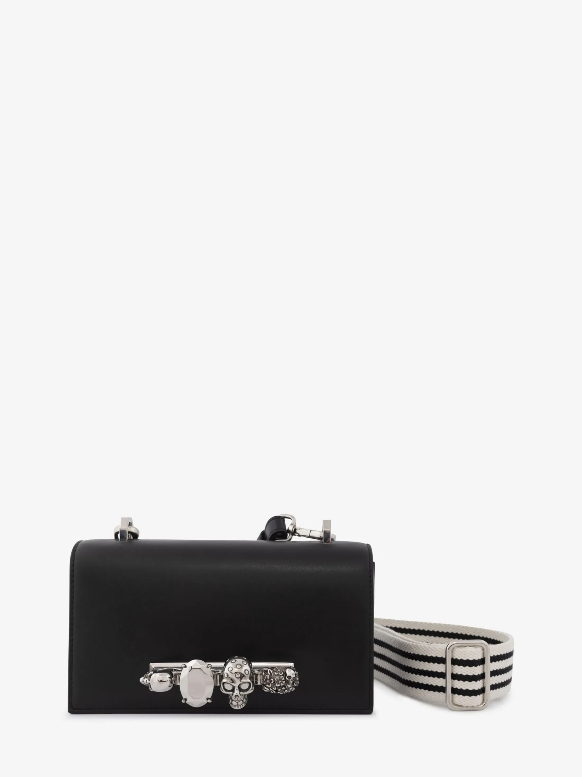 Flash Sale Alexander McQueen Men's The Knuckle Satchel in Black