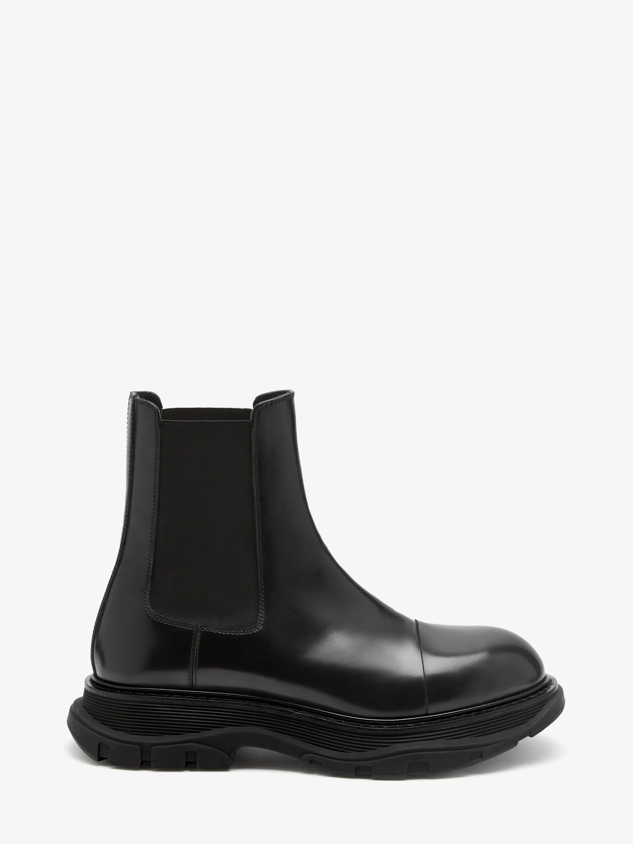 Best Alexander McQueen Men's Tread Chelsea Boot in Black