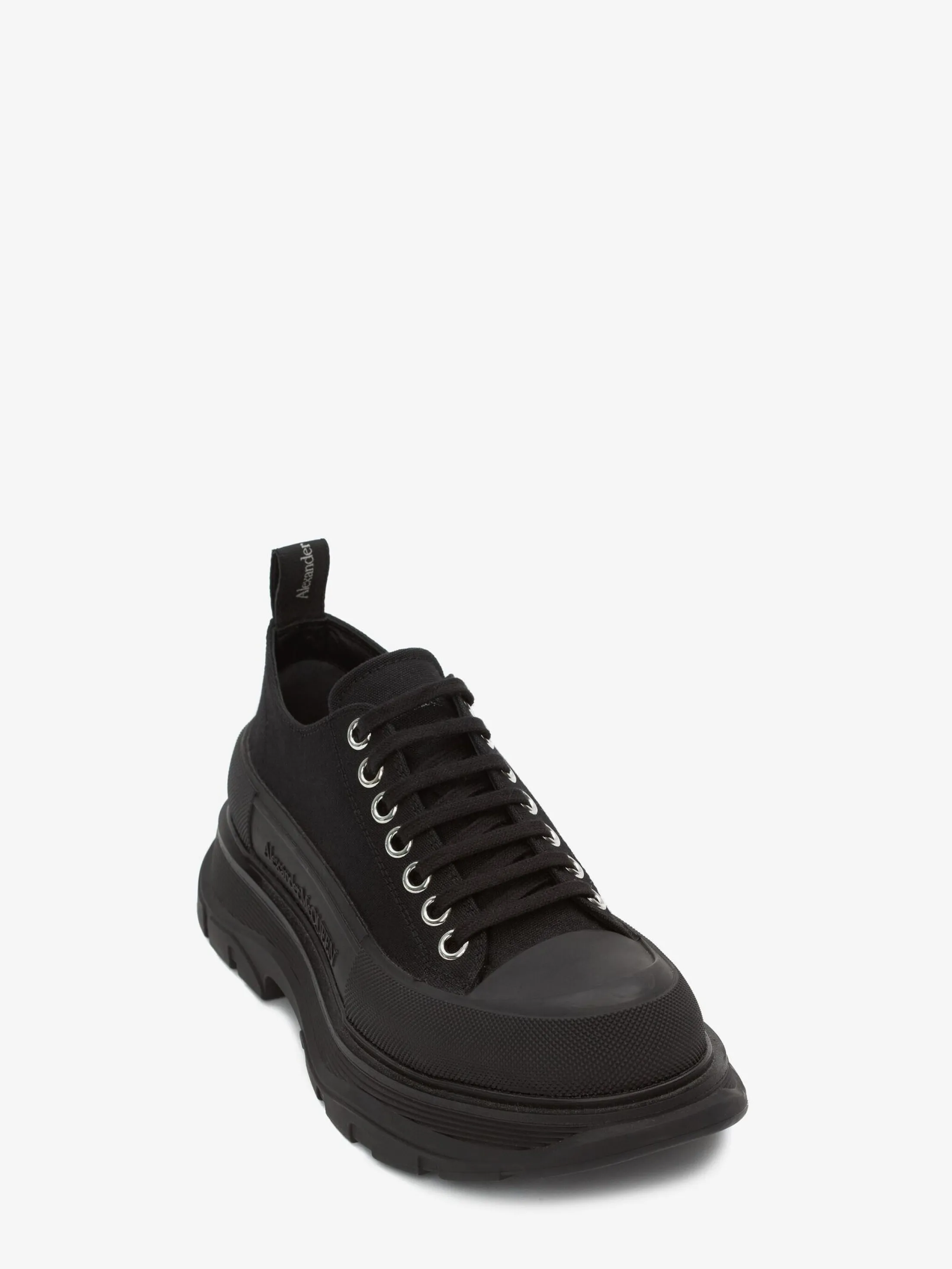 Outlet Alexander McQueen Men's Tread Slick Lace Up in Black