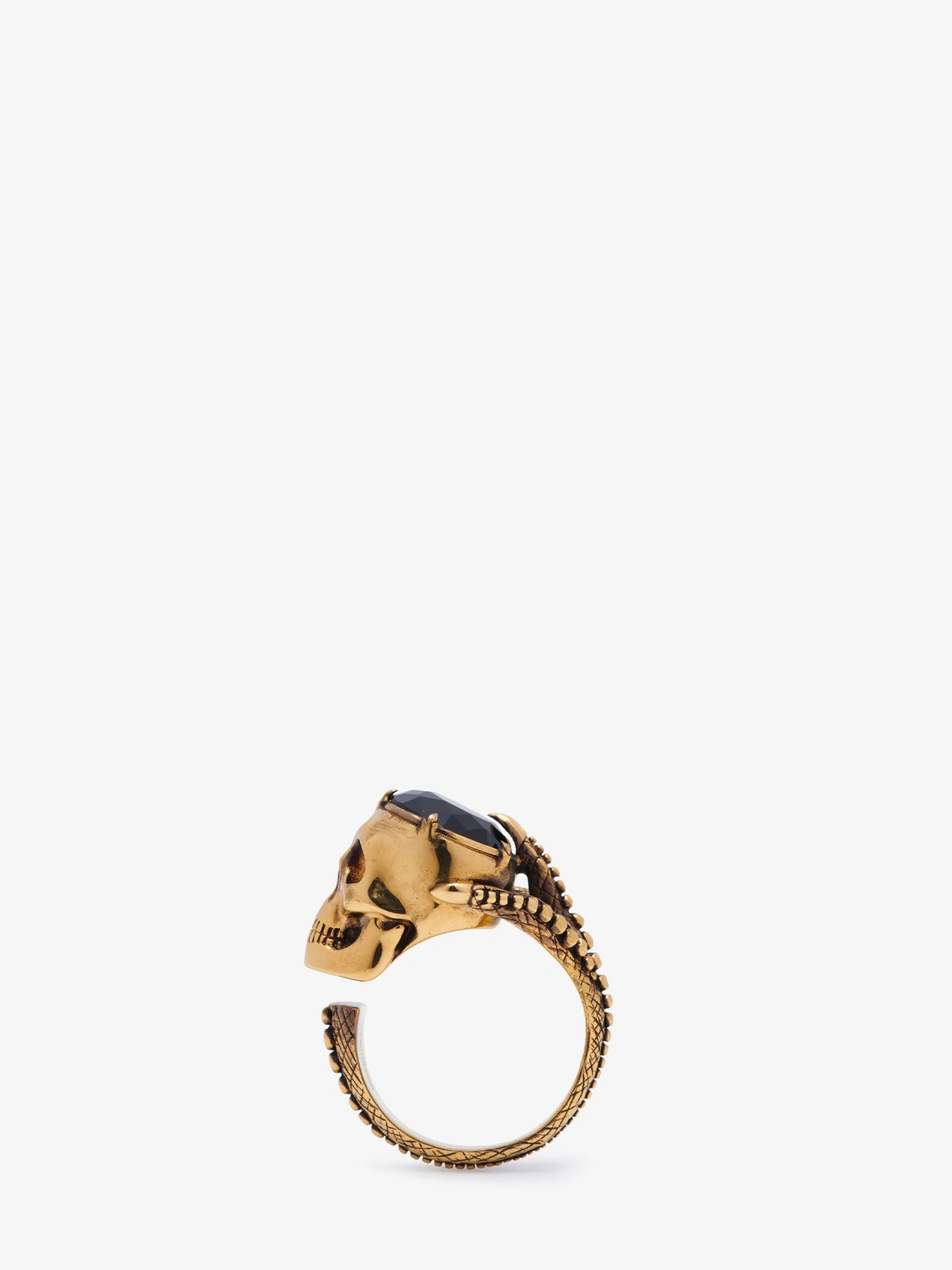 Cheap Alexander McQueen Men's Victorian Skull Ring in Antique Gold