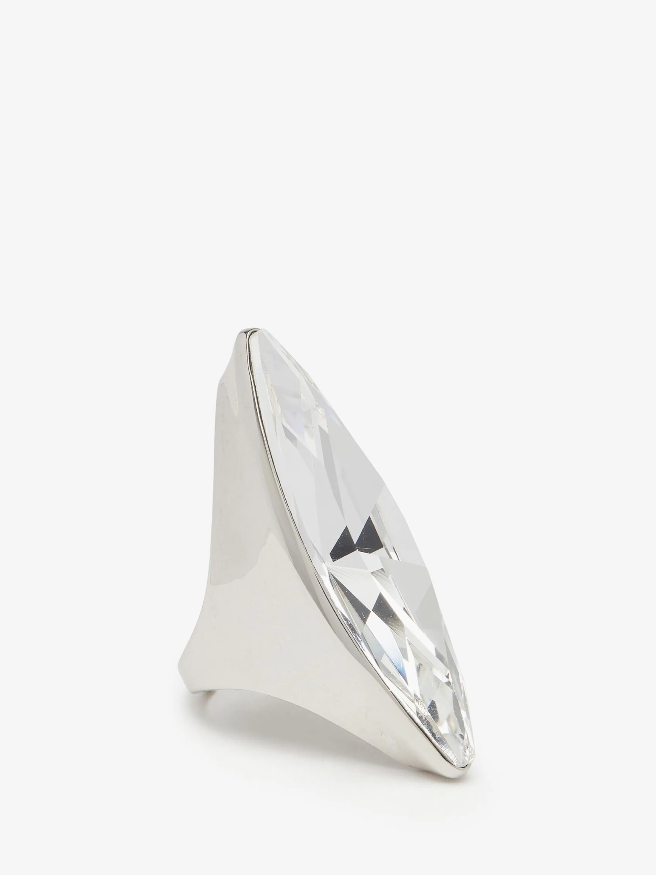 Cheap Alexander McQueen Women's Jewelled Shard Ring in Antique Silver