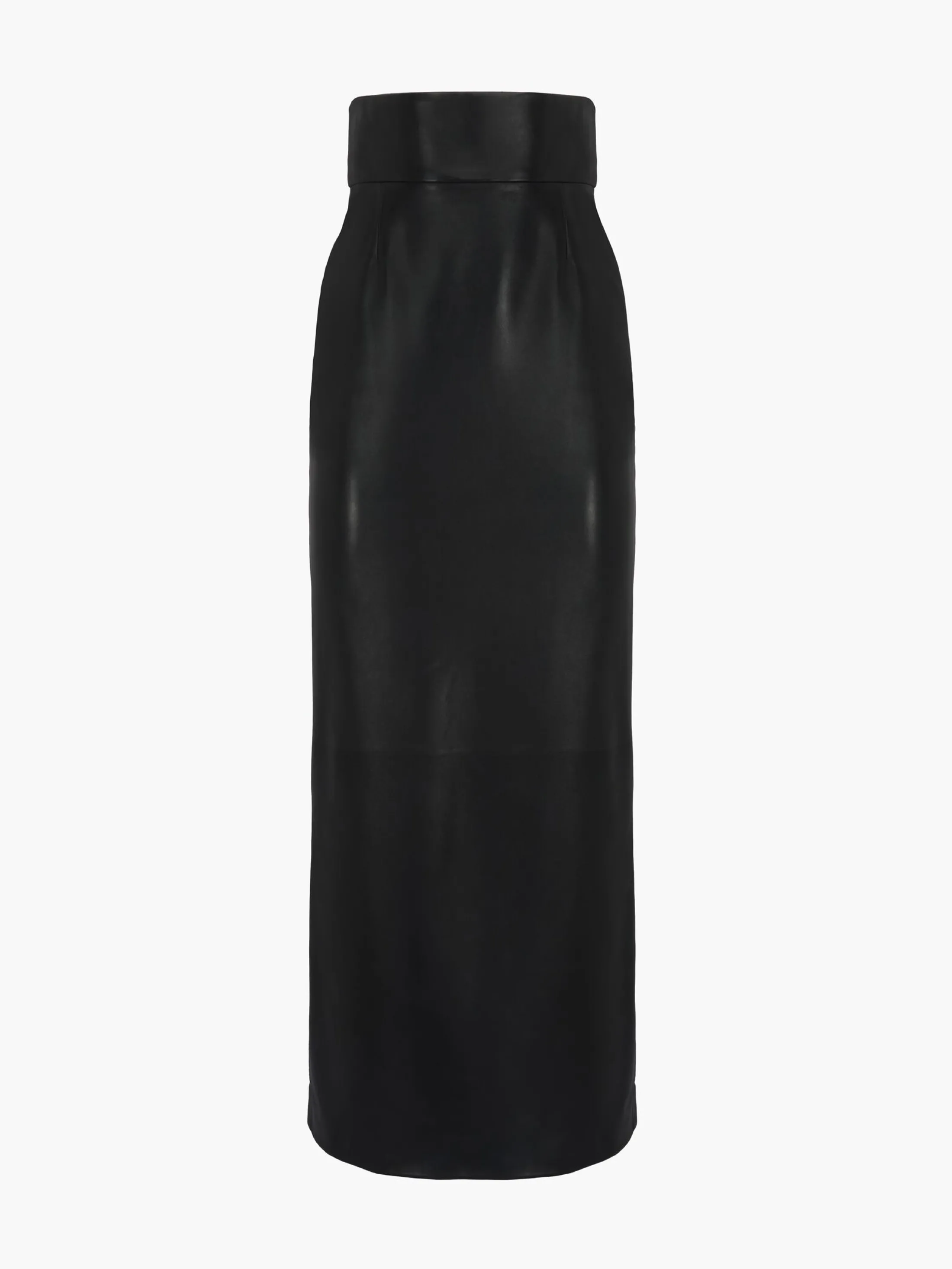 New Alexander McQueen Women's Leather Bustier Skirt in Black