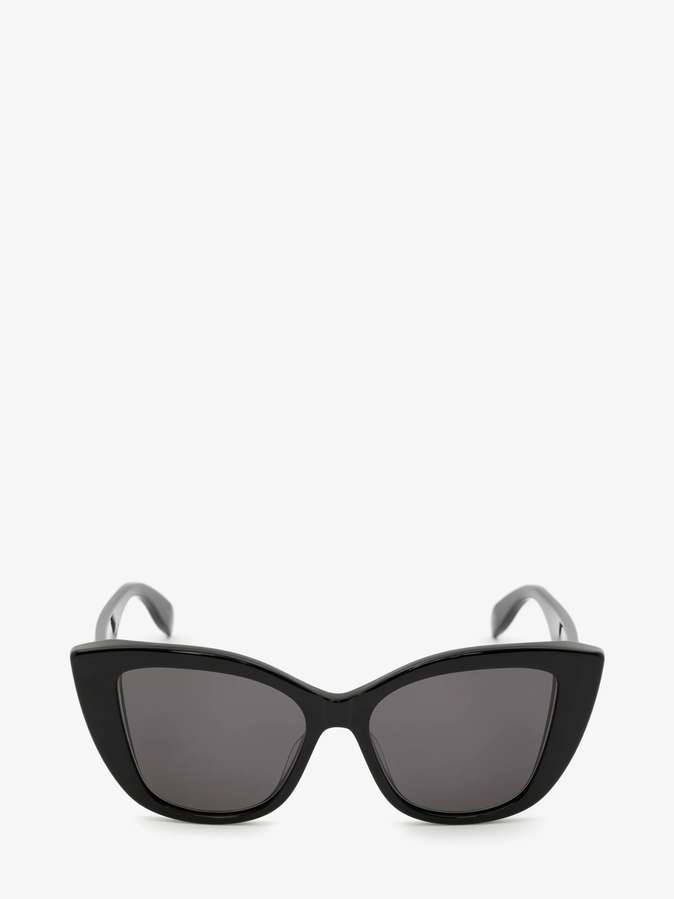 New Alexander McQueen Women's McQueen Graffiti Cat-eye Sunglasses in Black/Grey