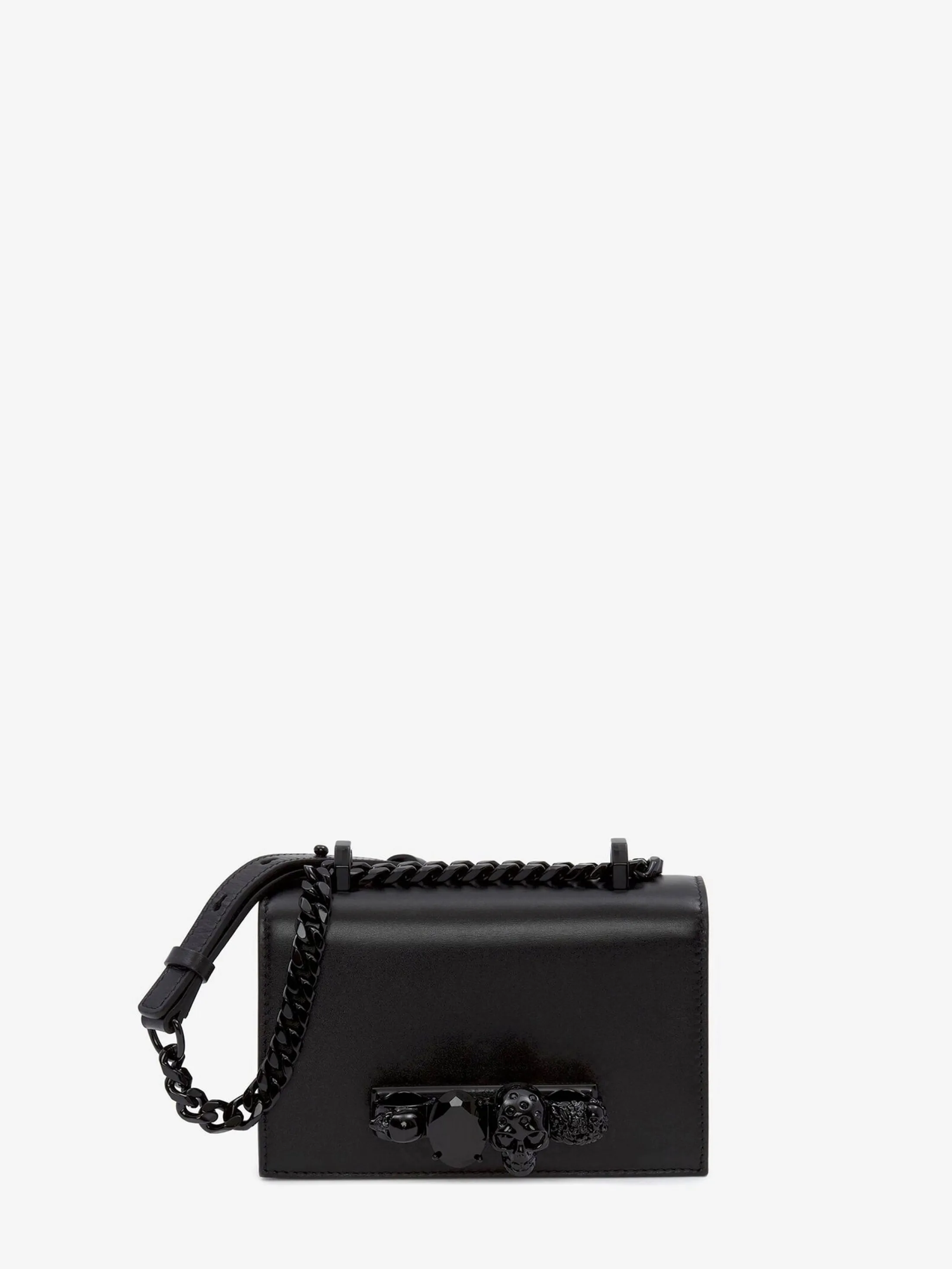 Outlet Alexander McQueen Women's Mini Jewelled Satchel in Black