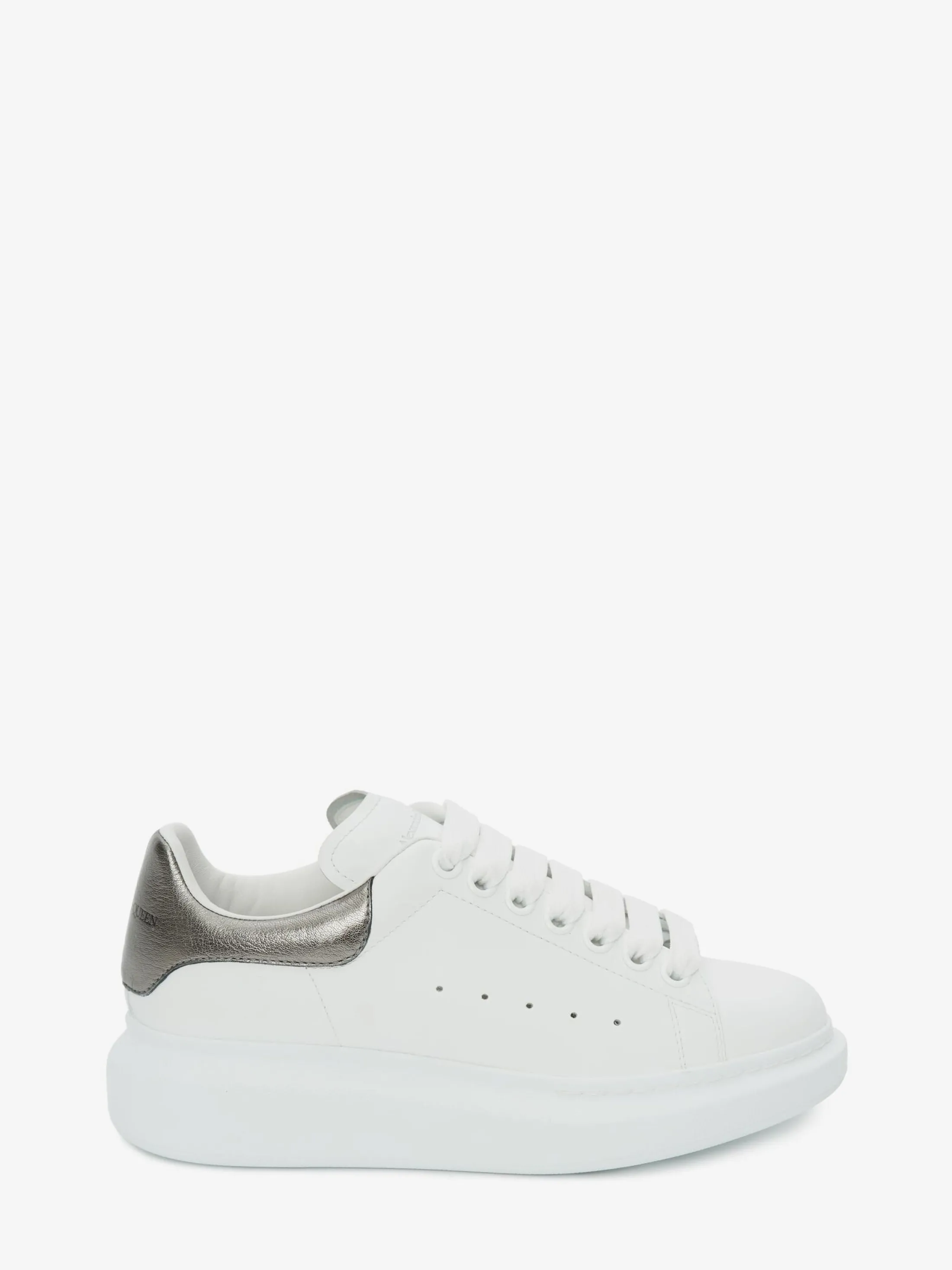 Cheap Alexander McQueen Women's Oversized Sneaker in Black Pearl