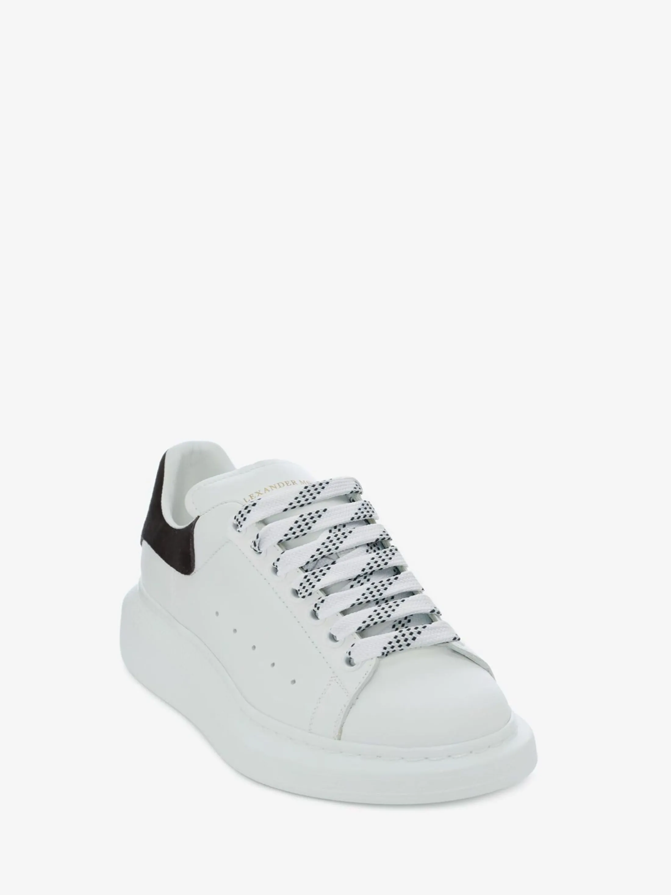 Best Sale Alexander McQueen Women's Oversized Sneaker in White/Black