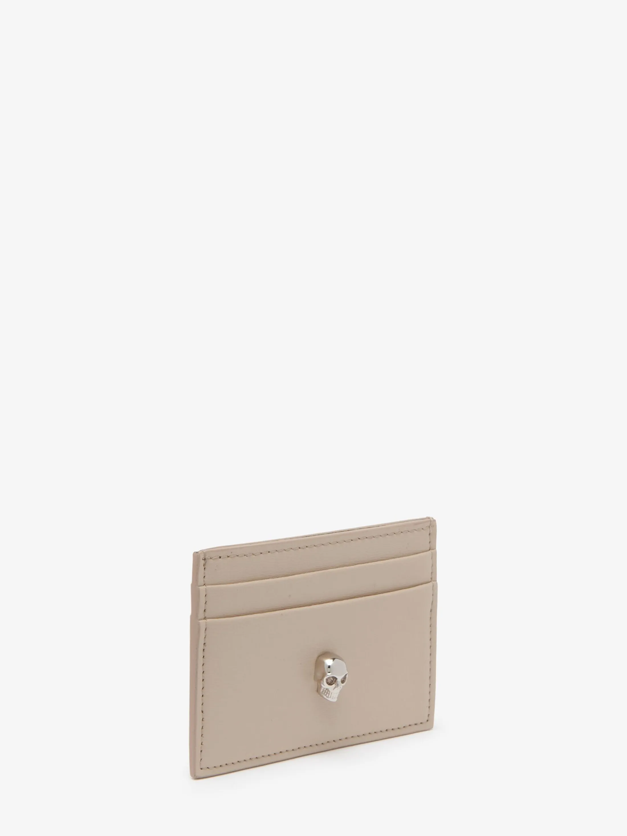 Best Alexander McQueen Women's Skull Card Holder in Camel