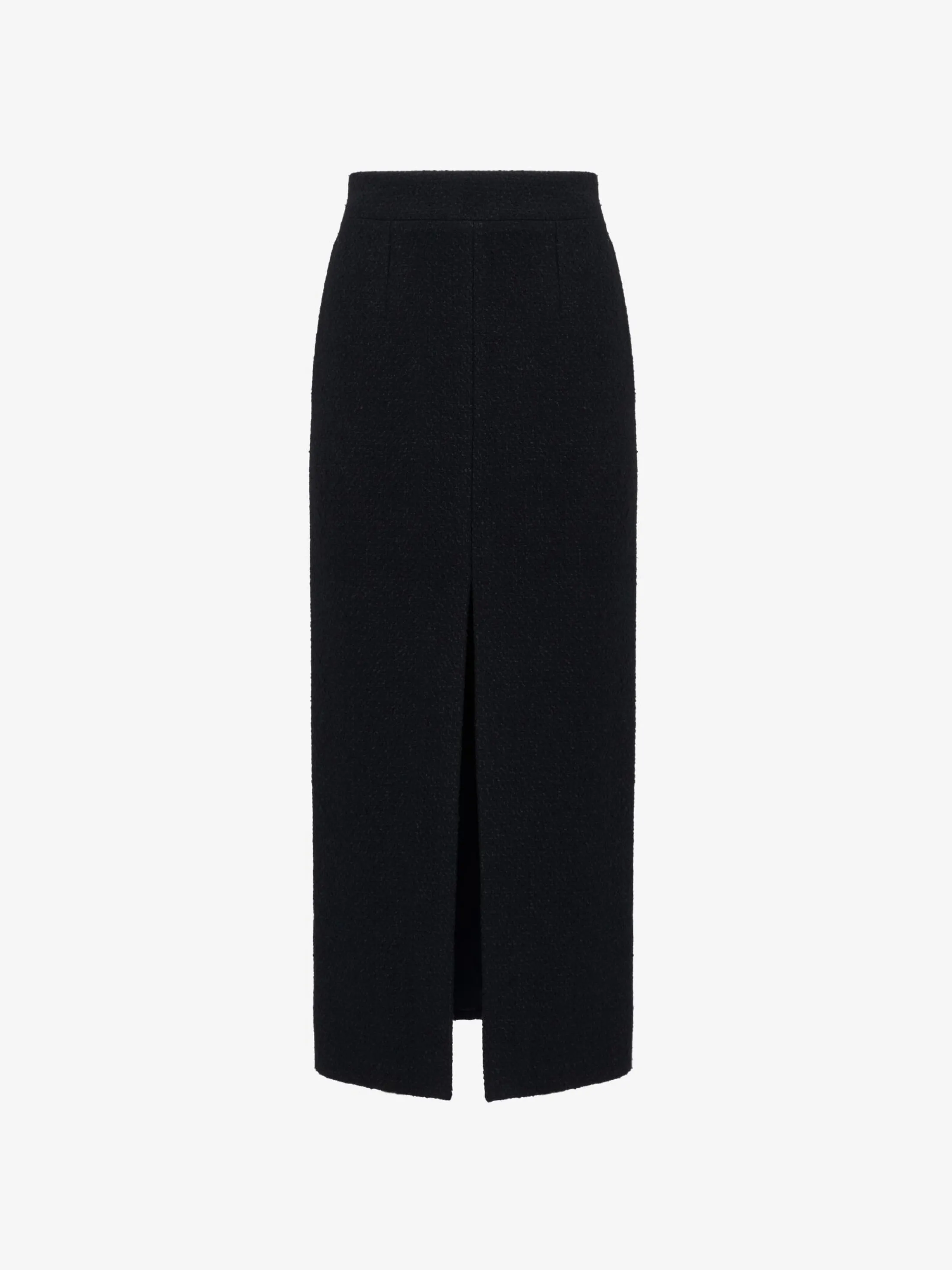 Sale Alexander McQueen Women's Slashed Pencil Skirt in Black