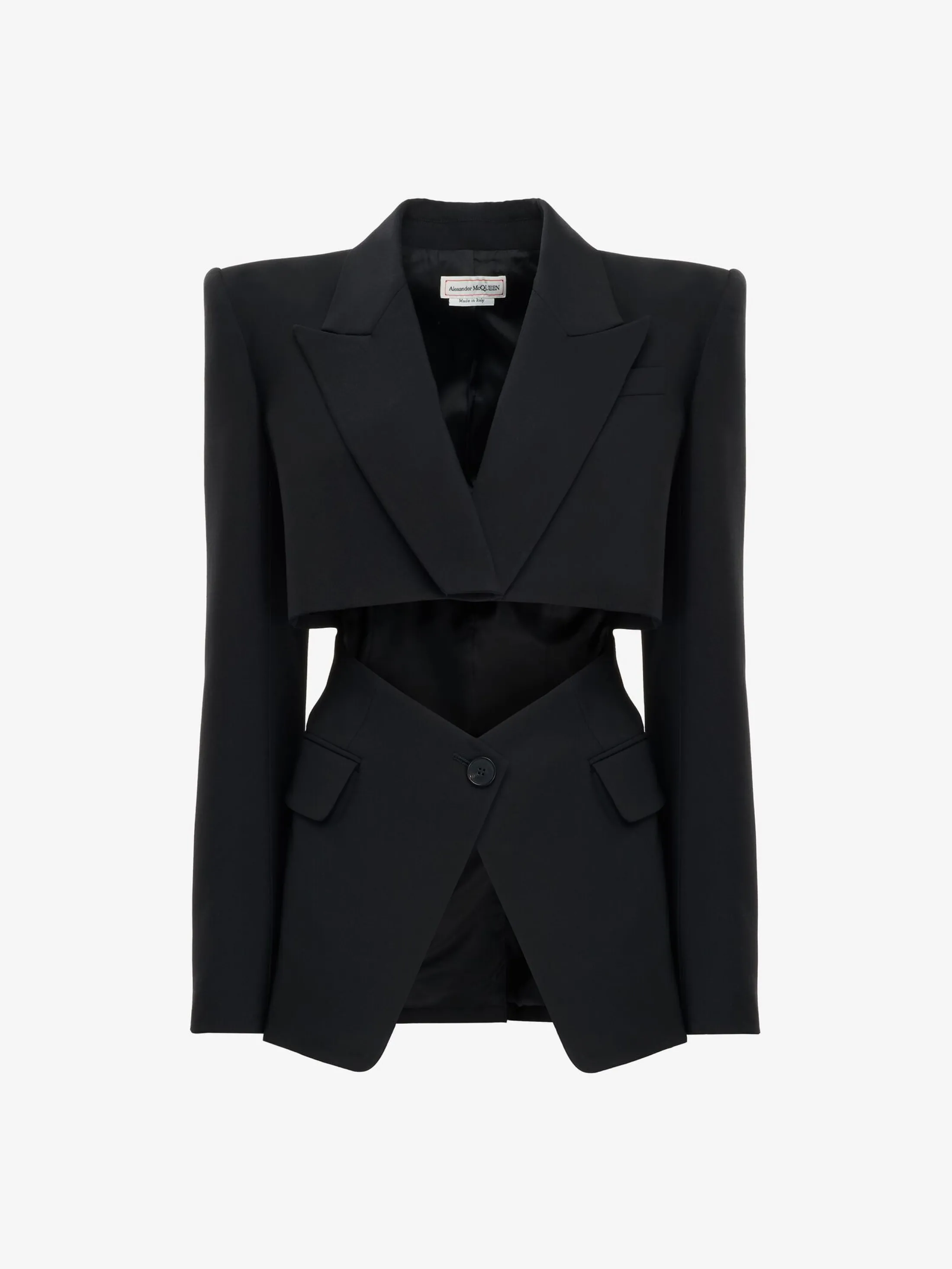 Flash Sale Alexander McQueen Women's Slashed Tailored Jacket in Black