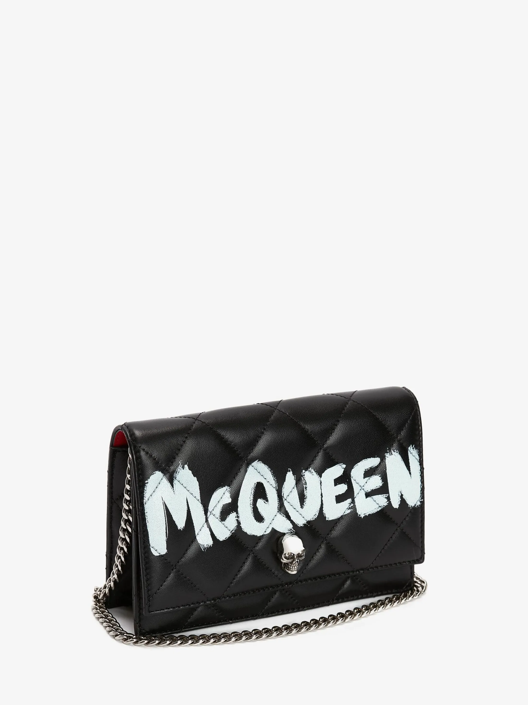 Fashion Alexander McQueen Women's Small Skull Bag in Black/Ivory