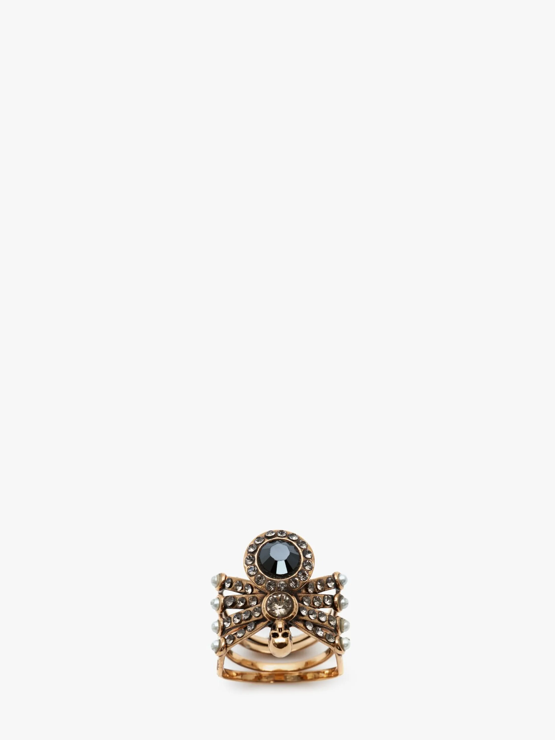 Cheap Alexander McQueen Women's Spider Ring in Antique Gold