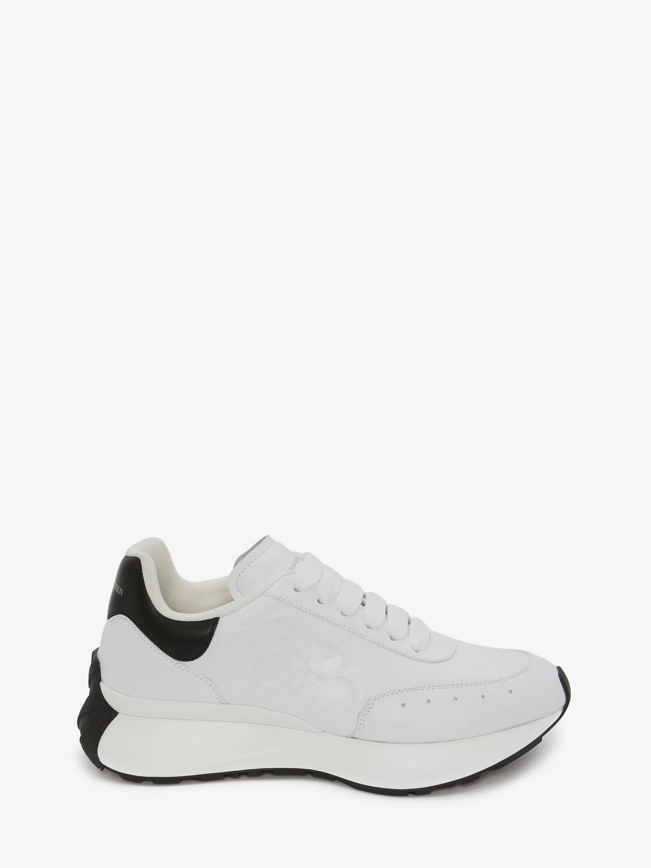 Flash Sale Alexander McQueen Women's Sprint Runner in White/Black