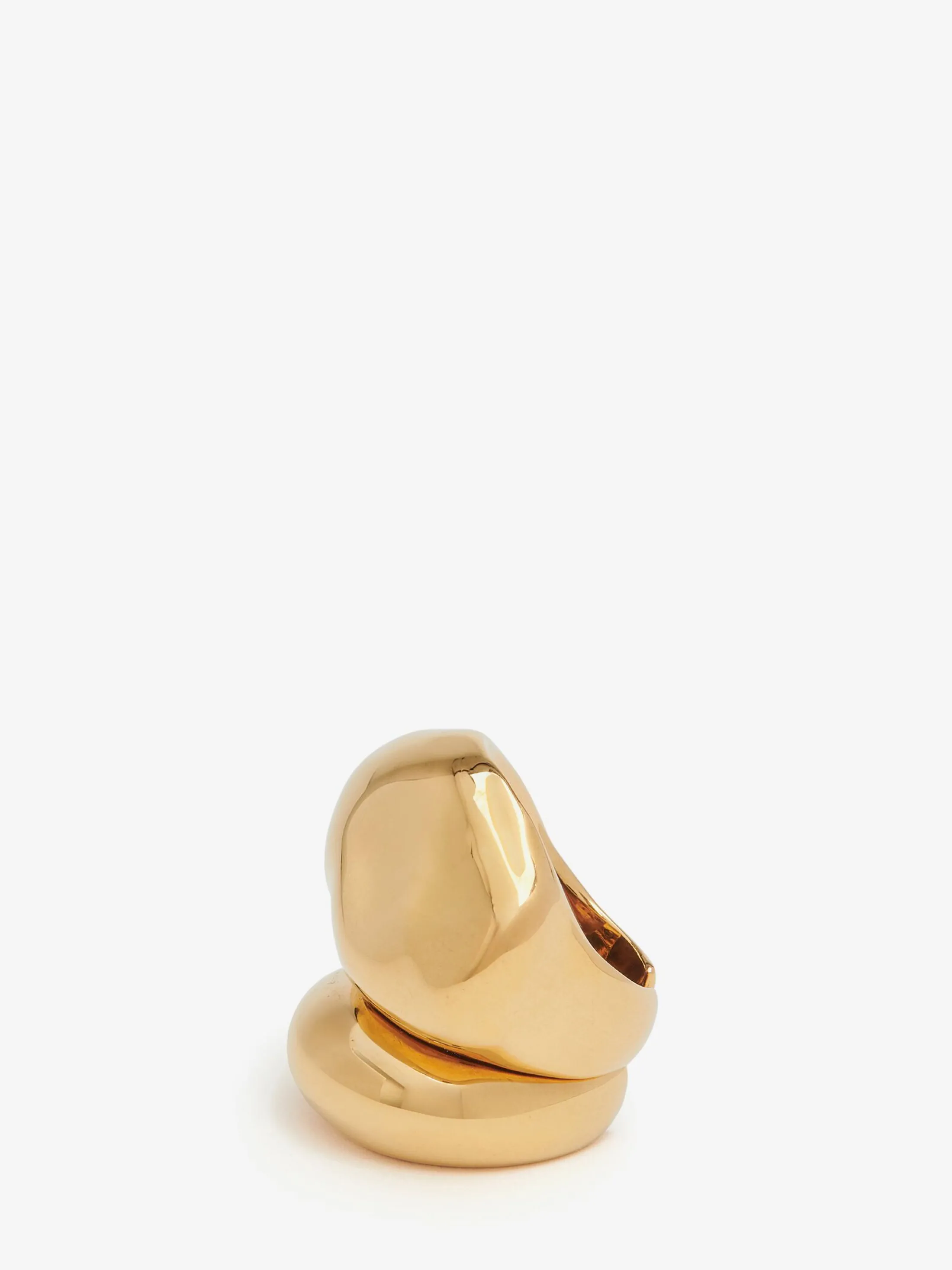 Best Alexander McQueen Women's Stacked Ring in Antique Gold