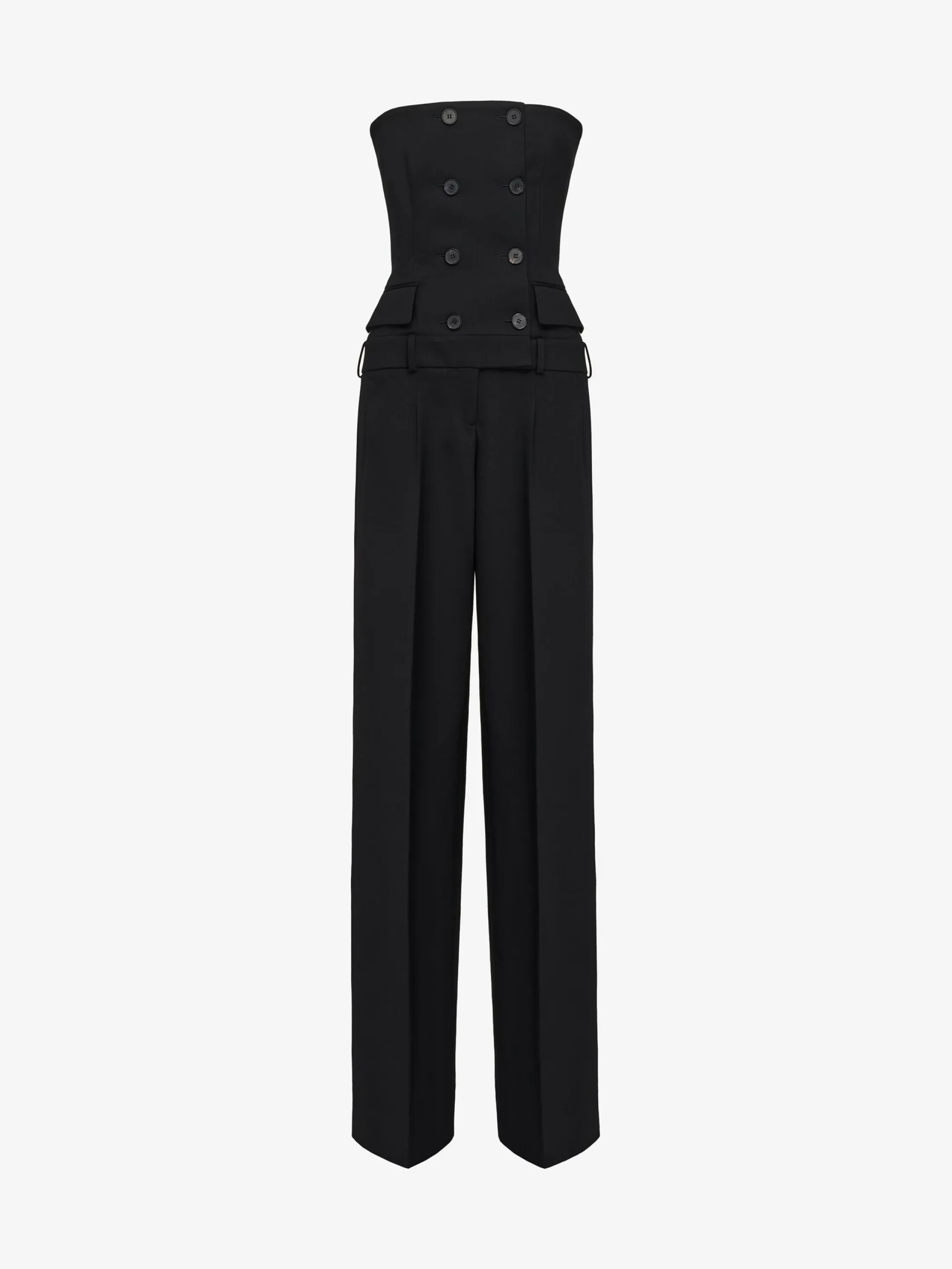 Cheap Alexander McQueen Women's Tailored All-in-one in Black