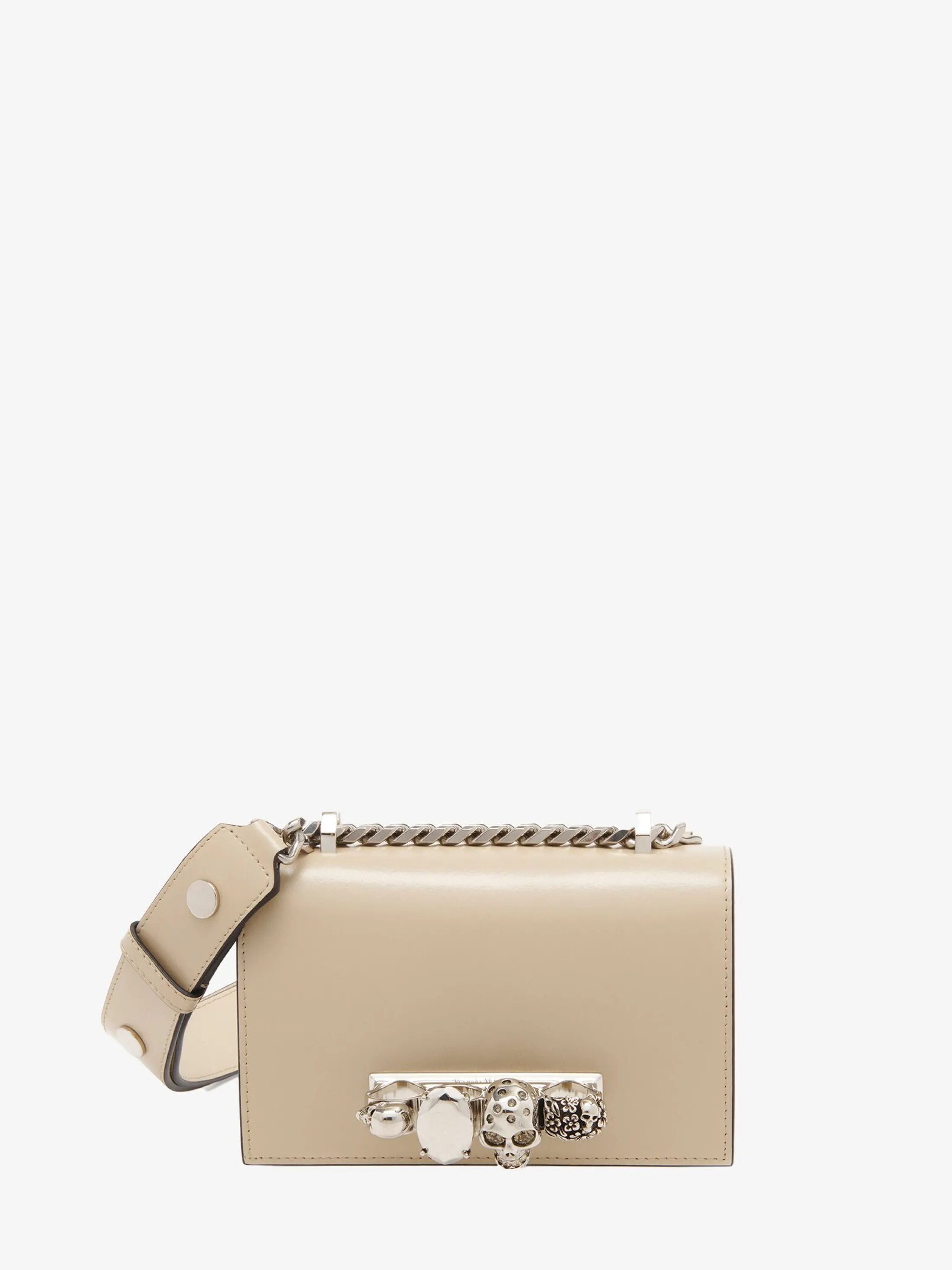 Fashion Alexander McQueen Women's The Biker Mini Jewelled Satchel in Camel