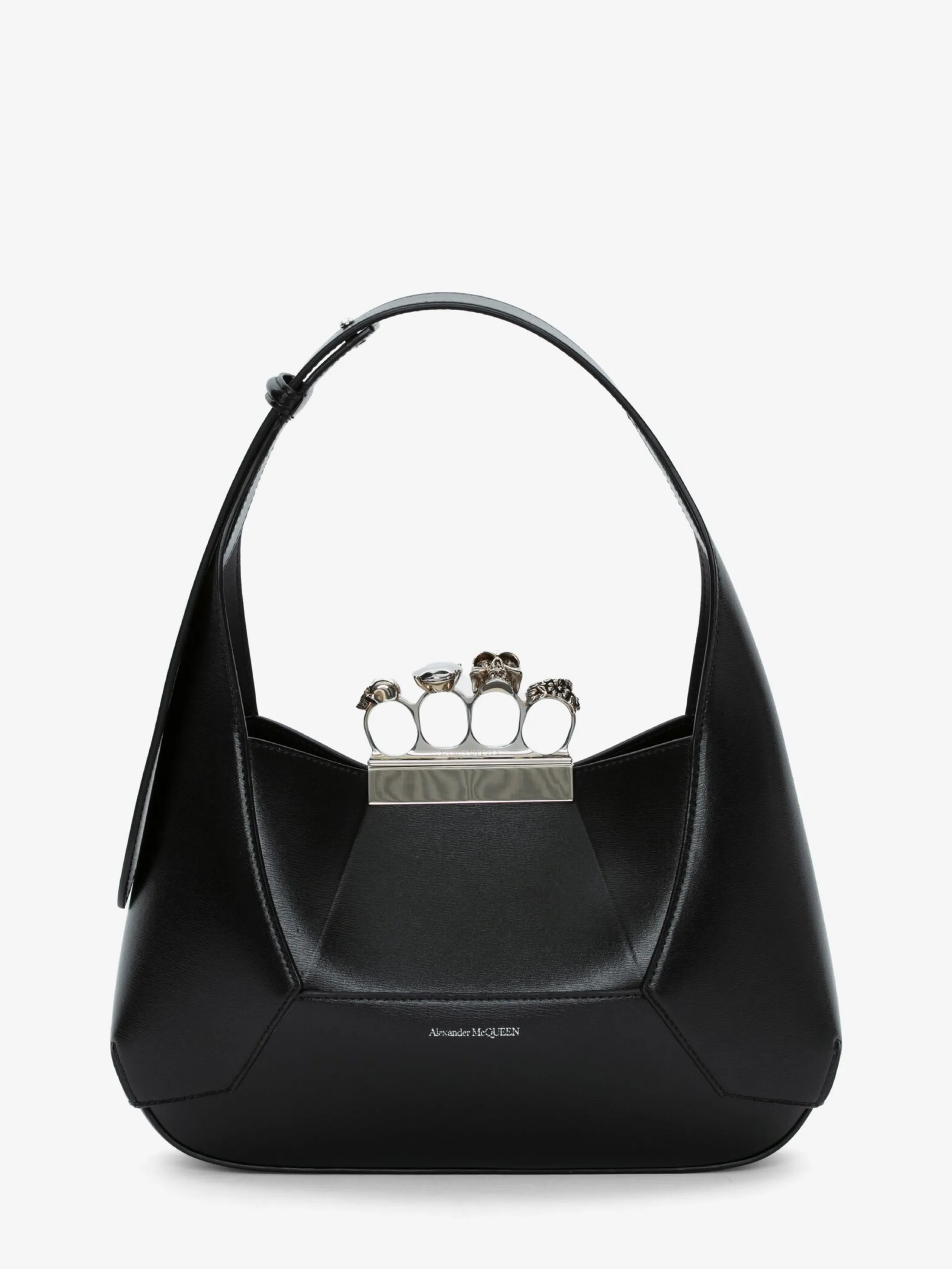 Sale Alexander McQueen Women's The Jewelled Hobo Bag in Black