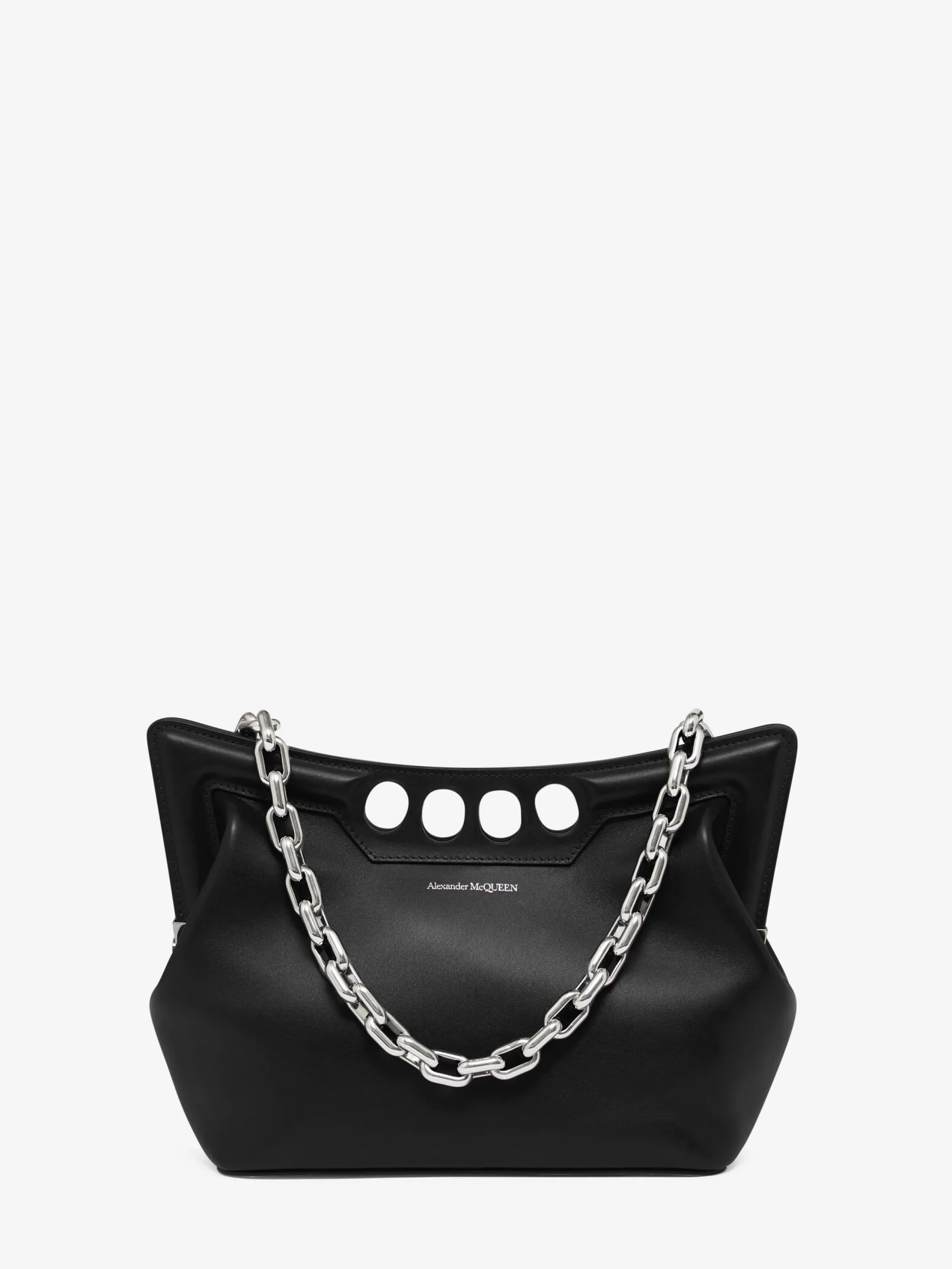 Cheap Alexander McQueen Women's The Peak Bag Small in Black