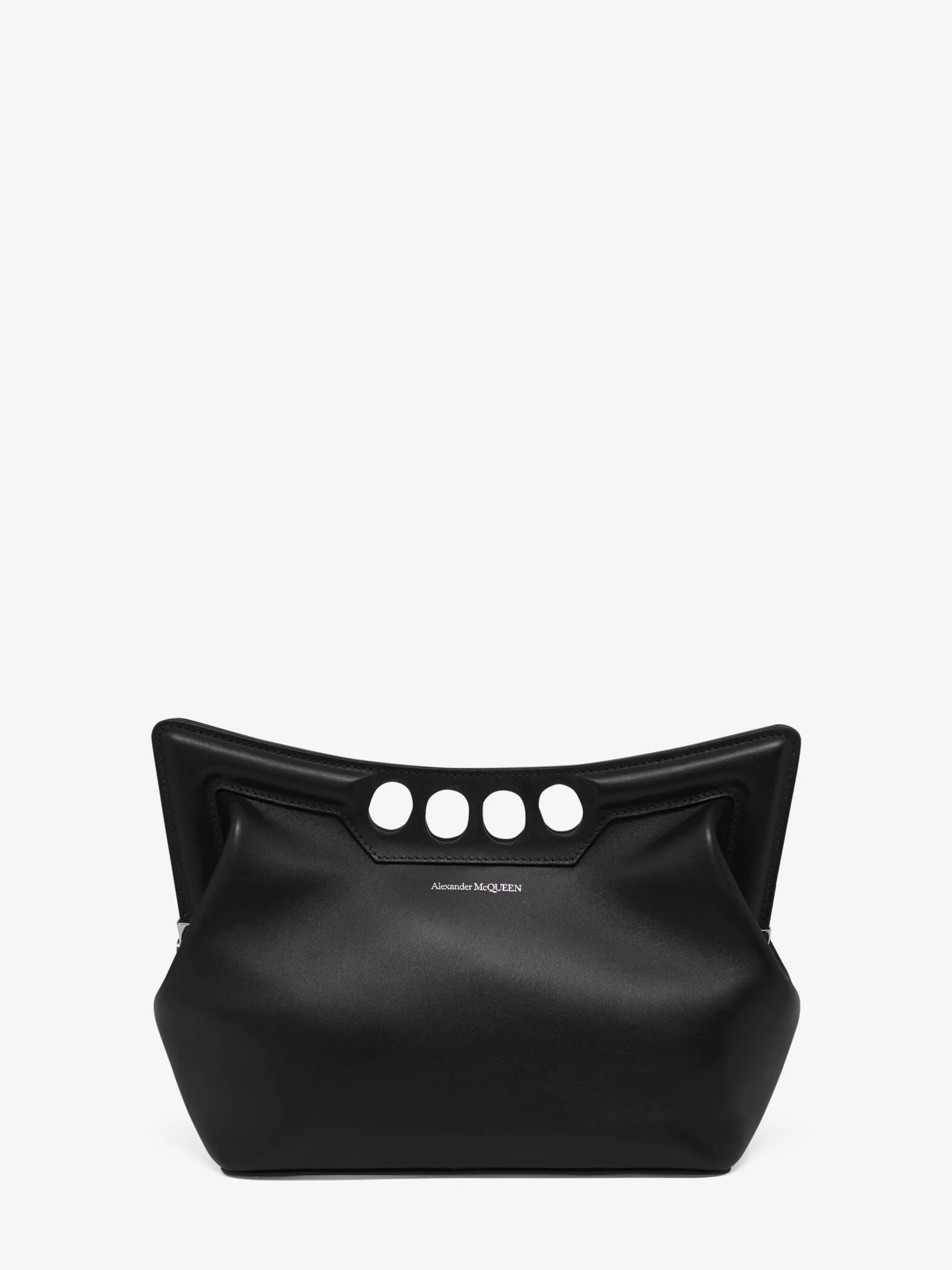 Cheap Alexander McQueen Women's The Peak Bag Small in Black