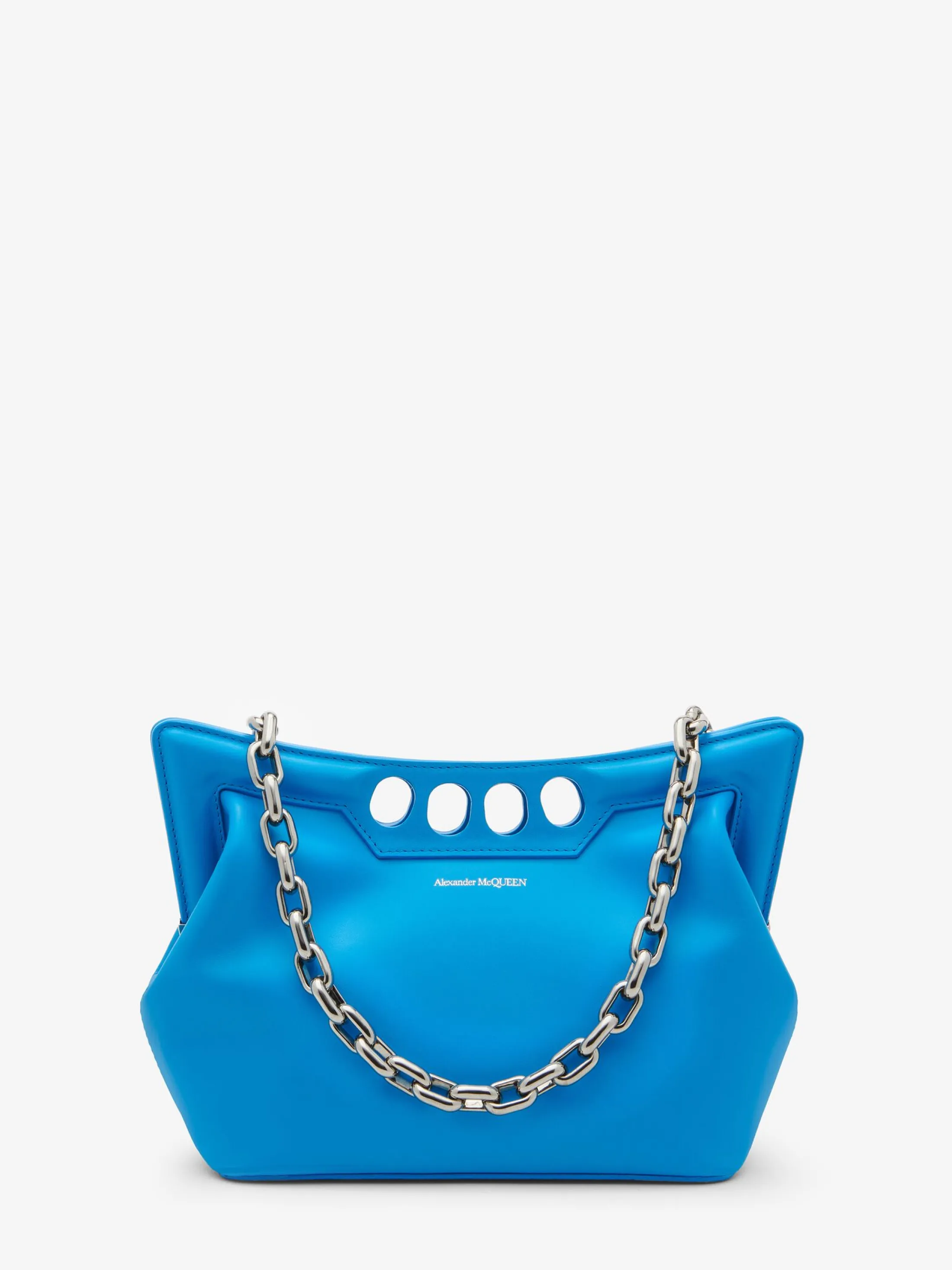 Sale Alexander McQueen Women's The Peak Bag Small in Lapis Blue