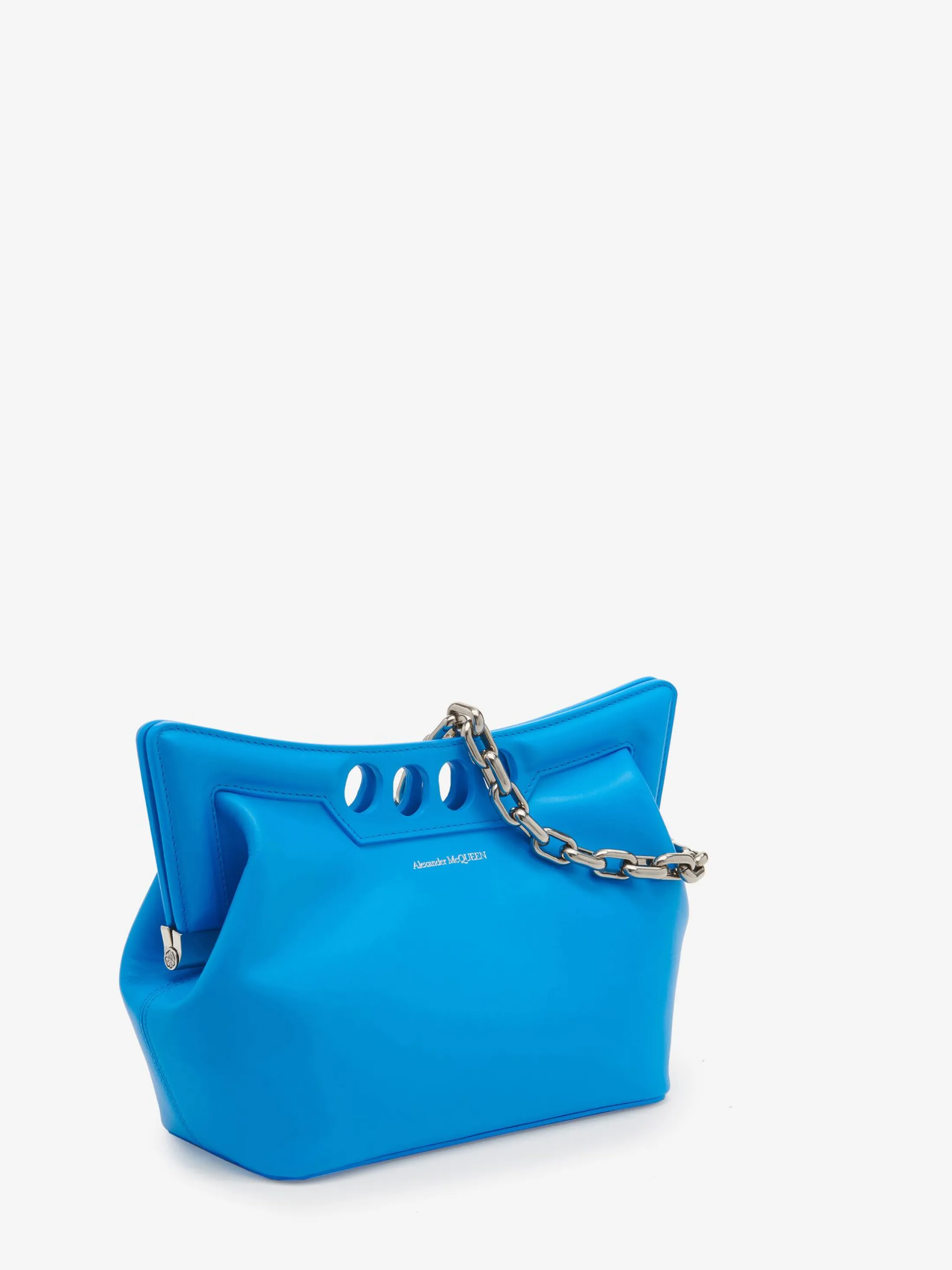 Sale Alexander McQueen Women's The Peak Bag Small in Lapis Blue