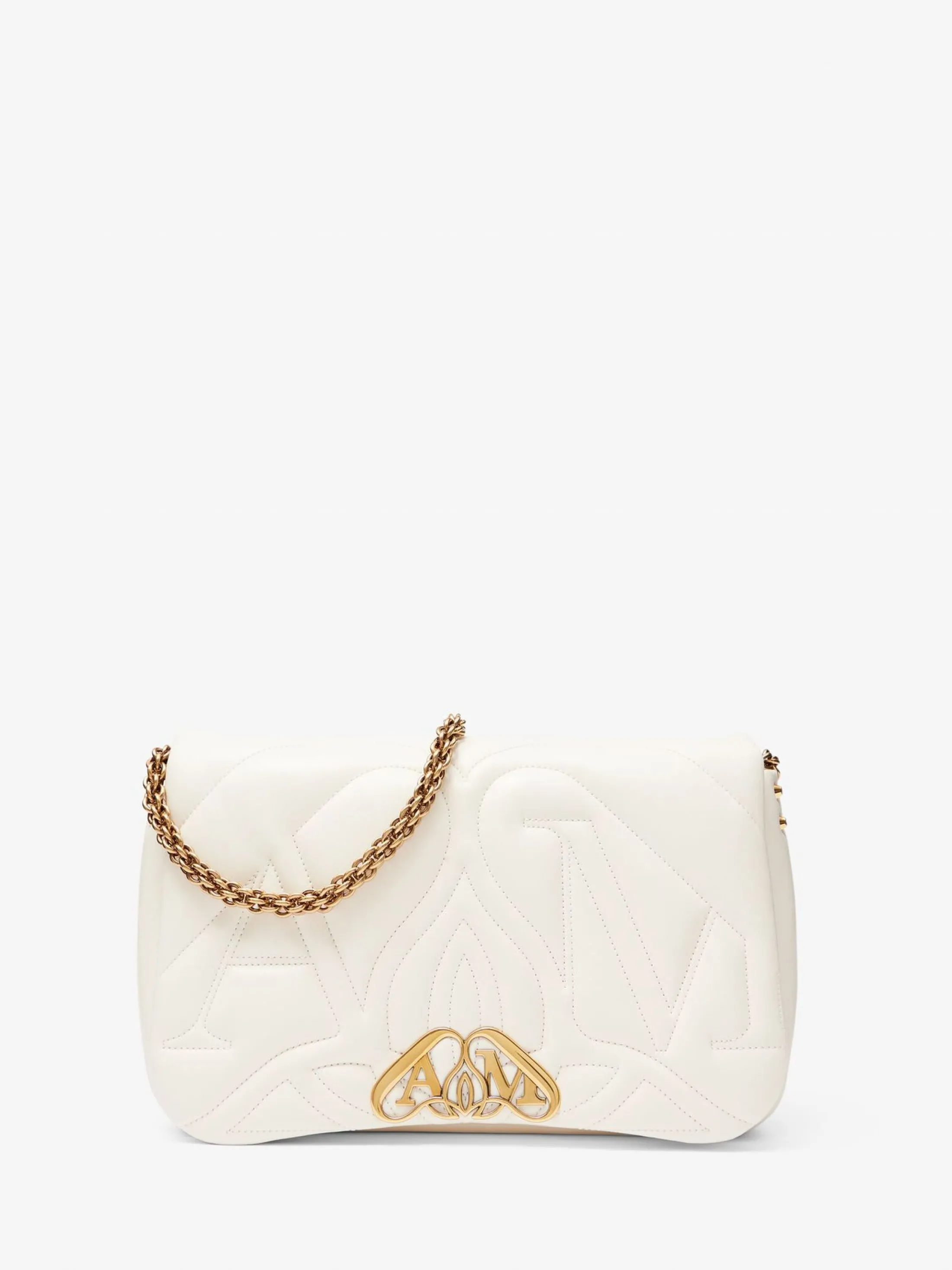 Best Sale Alexander McQueen Women's The Seal Bag in Soft ivory