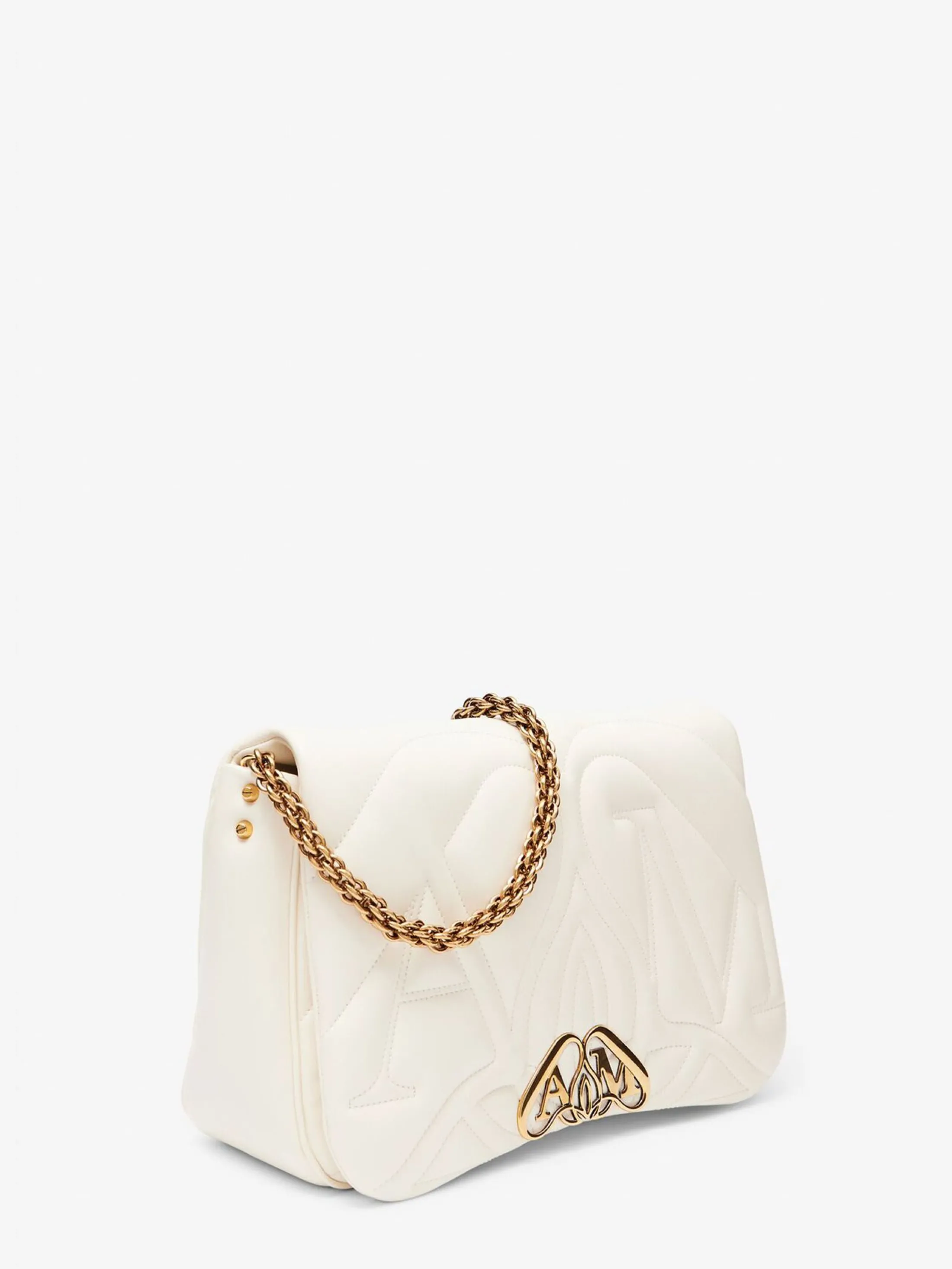 Best Sale Alexander McQueen Women's The Seal Bag in Soft ivory